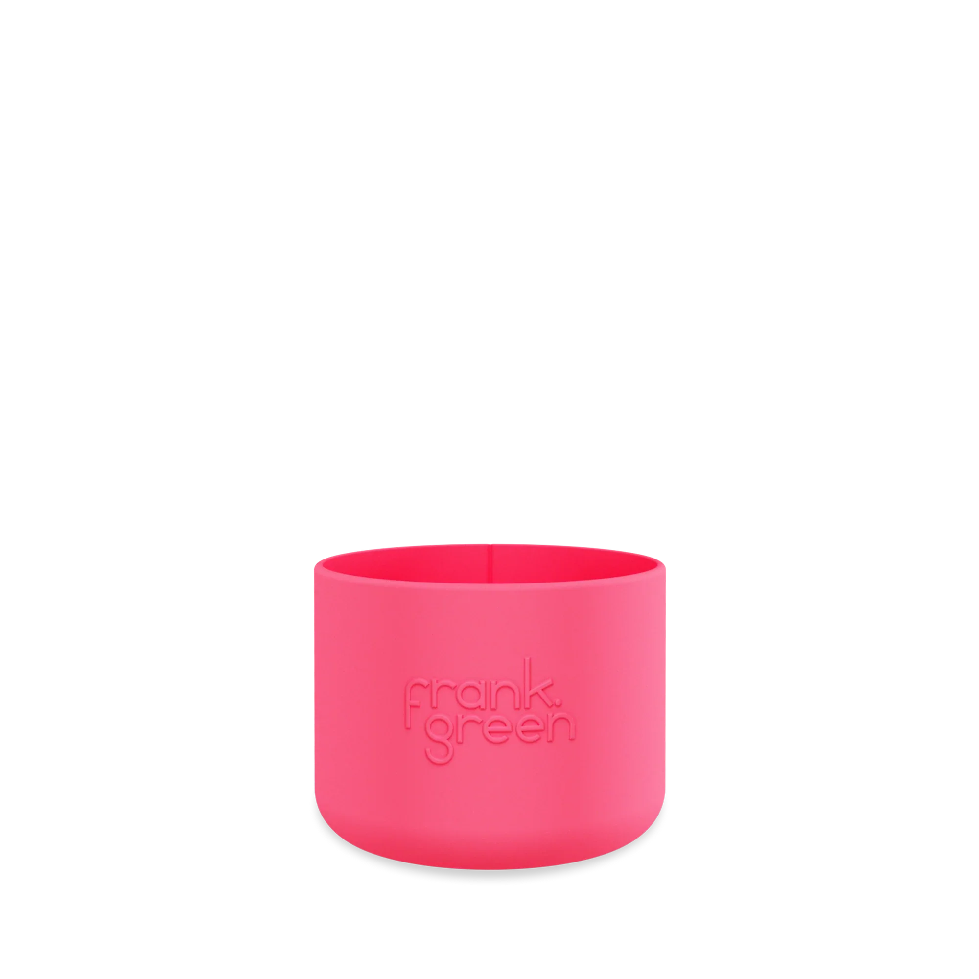 Small bottle bumper guard in neon pink.