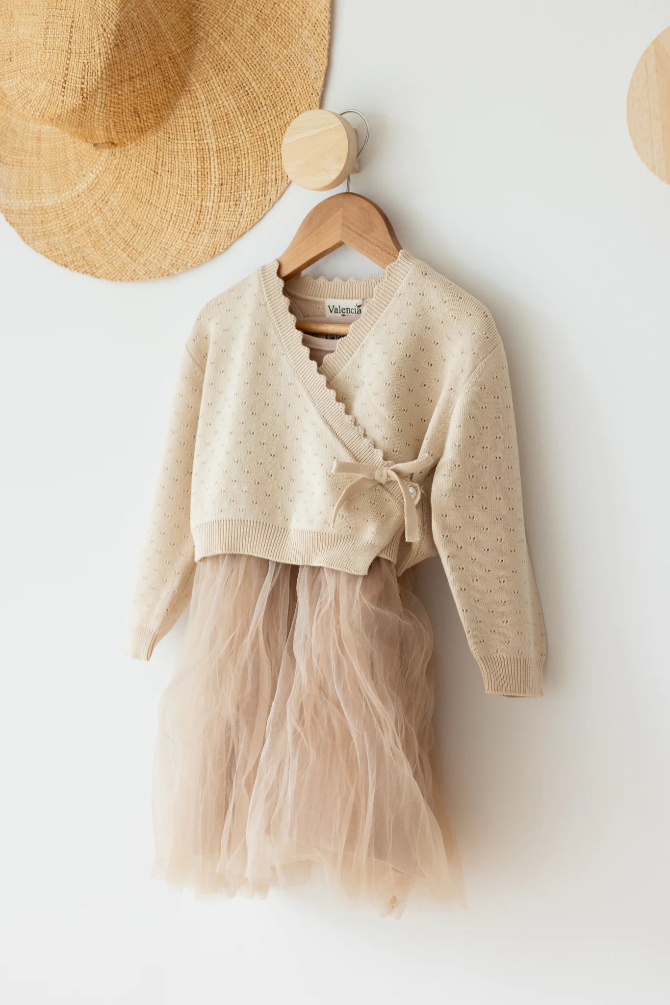 Valencia Byron Bay - Wheat Wrap Cardigan