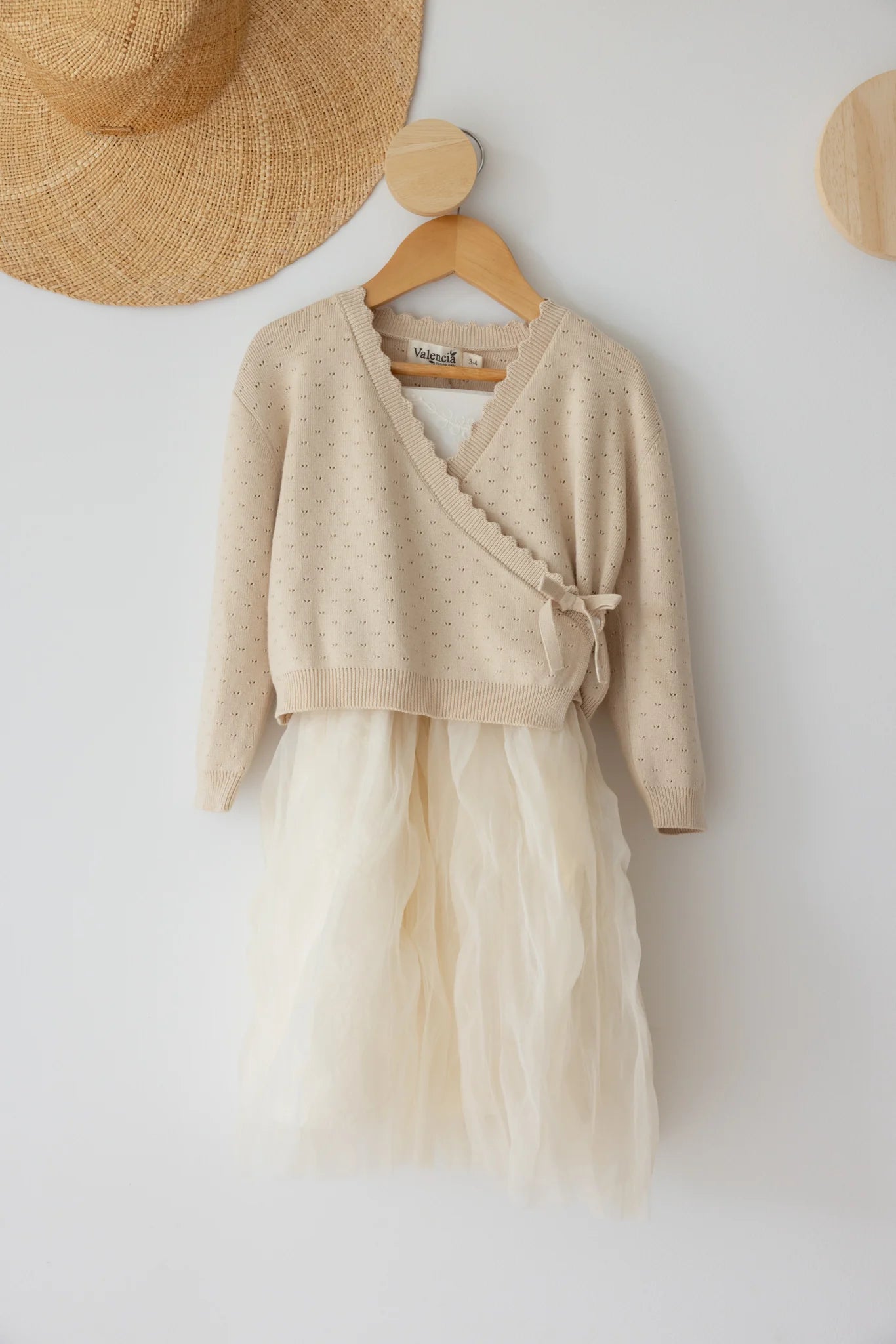 Valencia Byron Bay - Wheat Wrap Cardigan