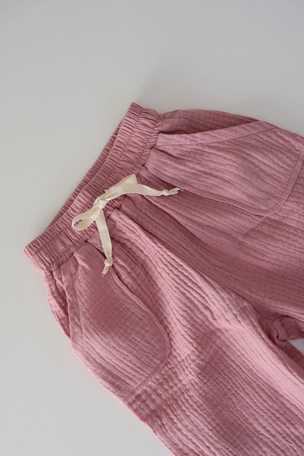 Worn Curations - Muslin Pocket Pants Berry