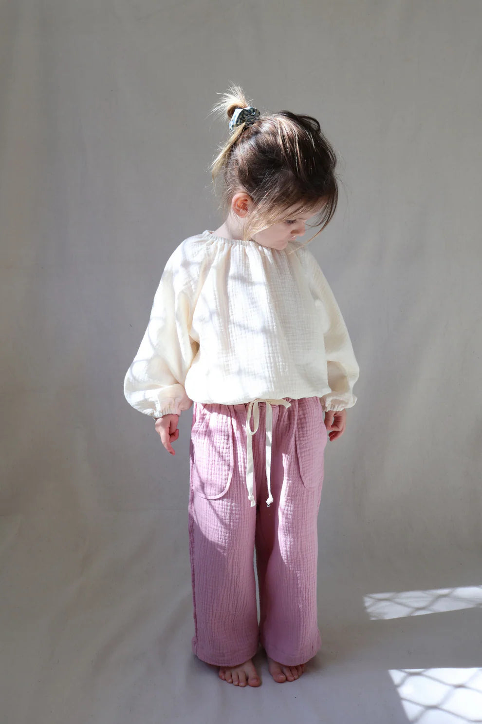 Worn Curations - Muslin Pocket Pants Berry