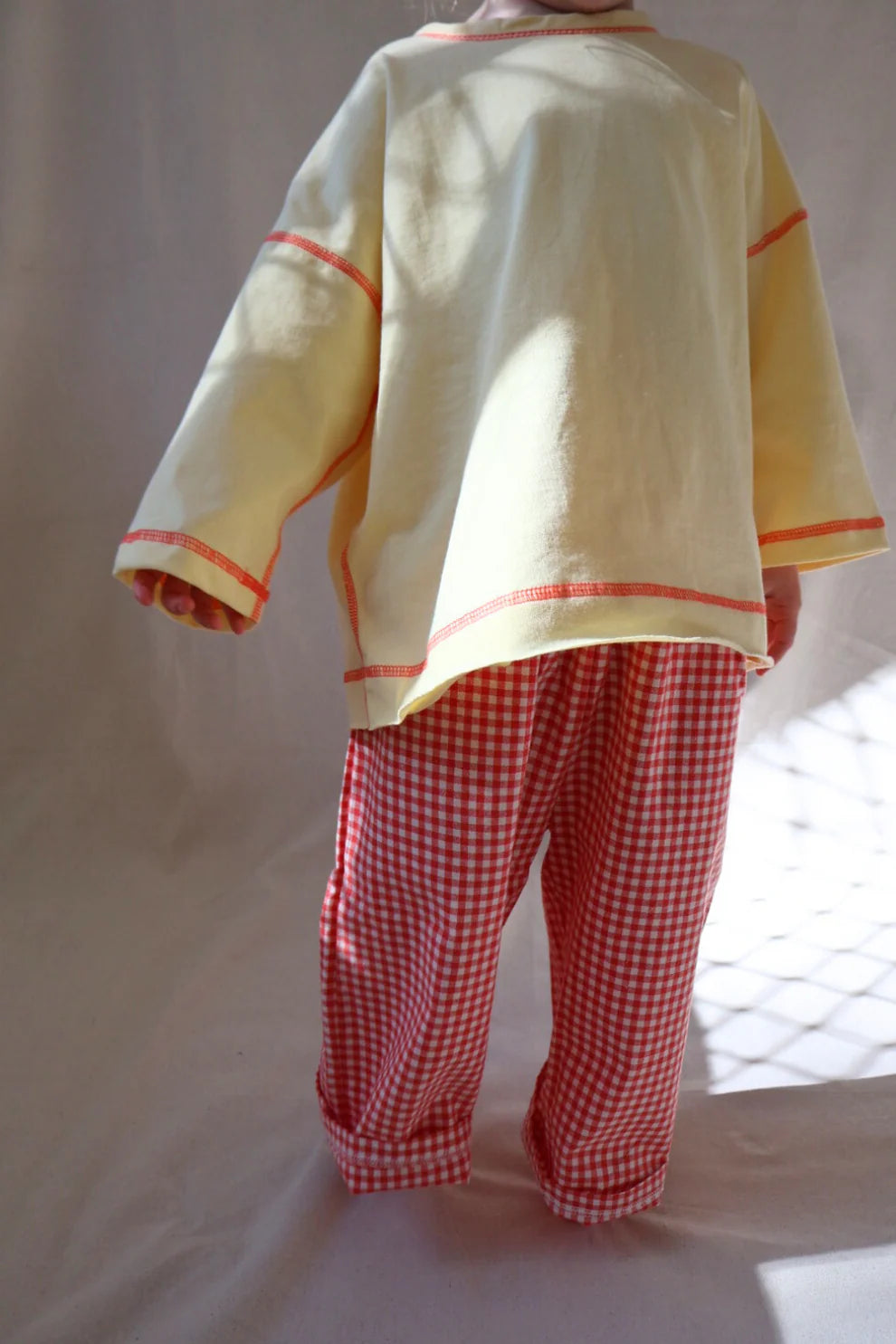 Worn Curations - Staple Stitch Long Sleeve Tee Butter