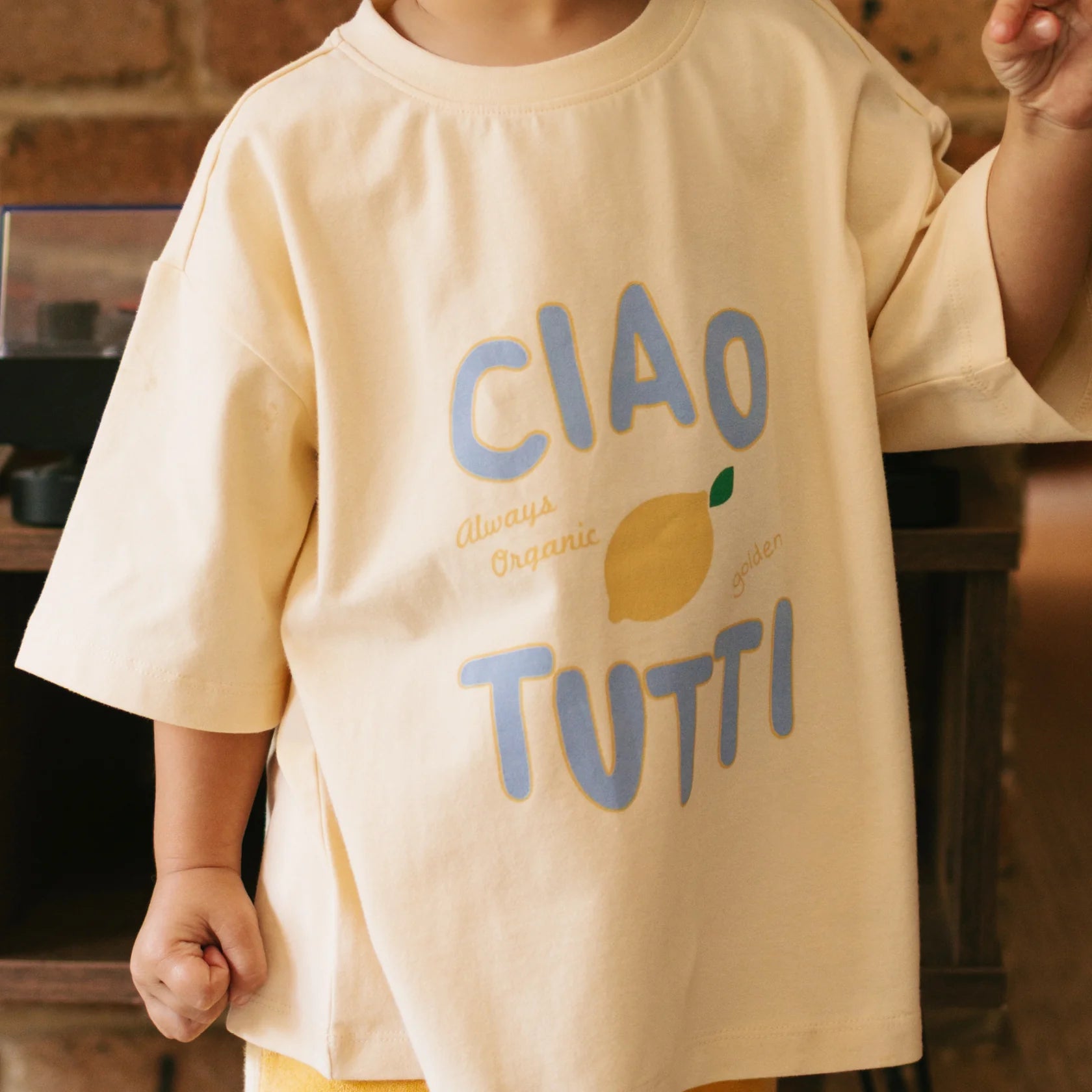 Golden Children - Ciao Tutti Limone Tee Vanilla Parfait