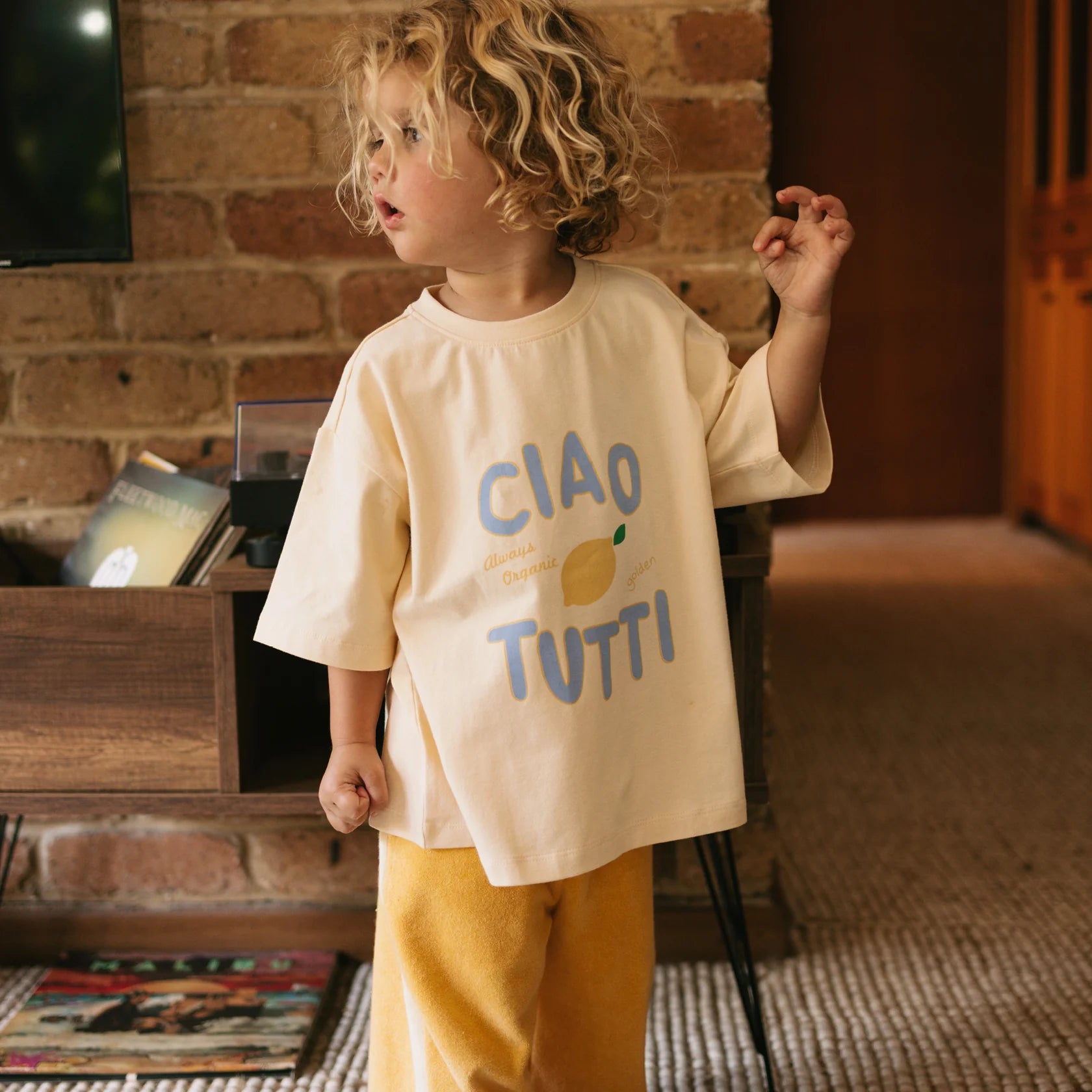 Golden Children - Ciao Tutti Limone Tee Vanilla Parfait