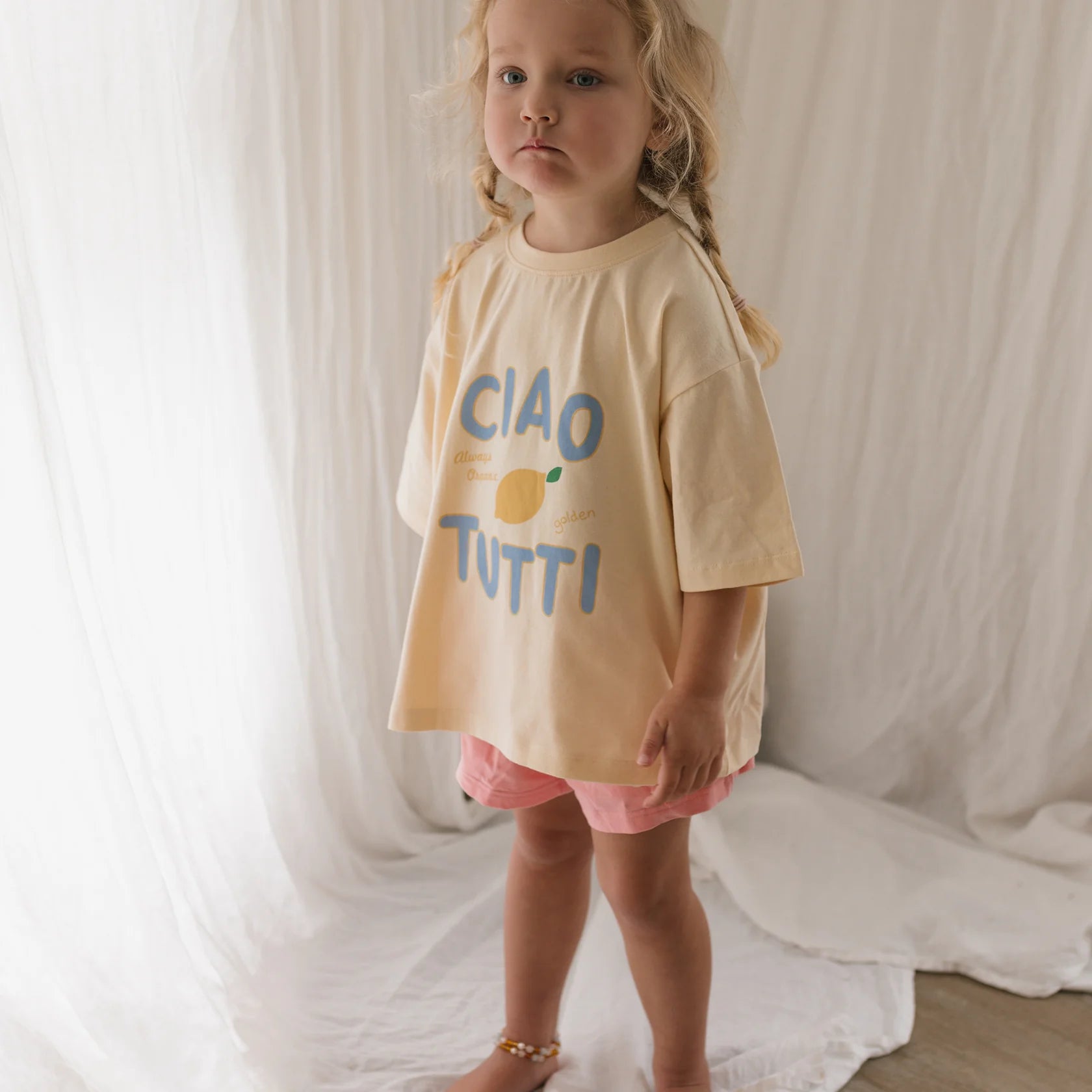 Golden Children - Ciao Tutti Limone Tee Vanilla Parfait