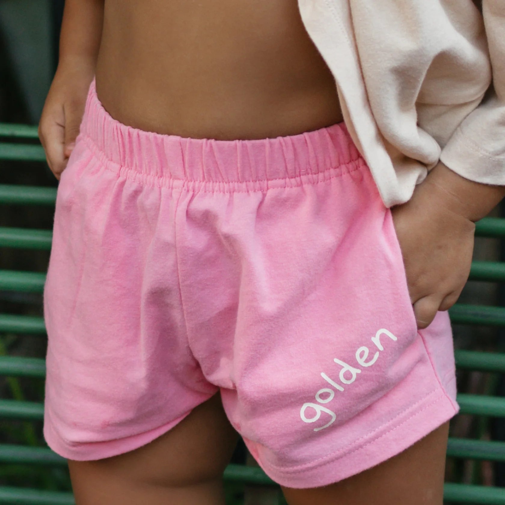Golden Children - Retro Girl Shorts Meringue Pink