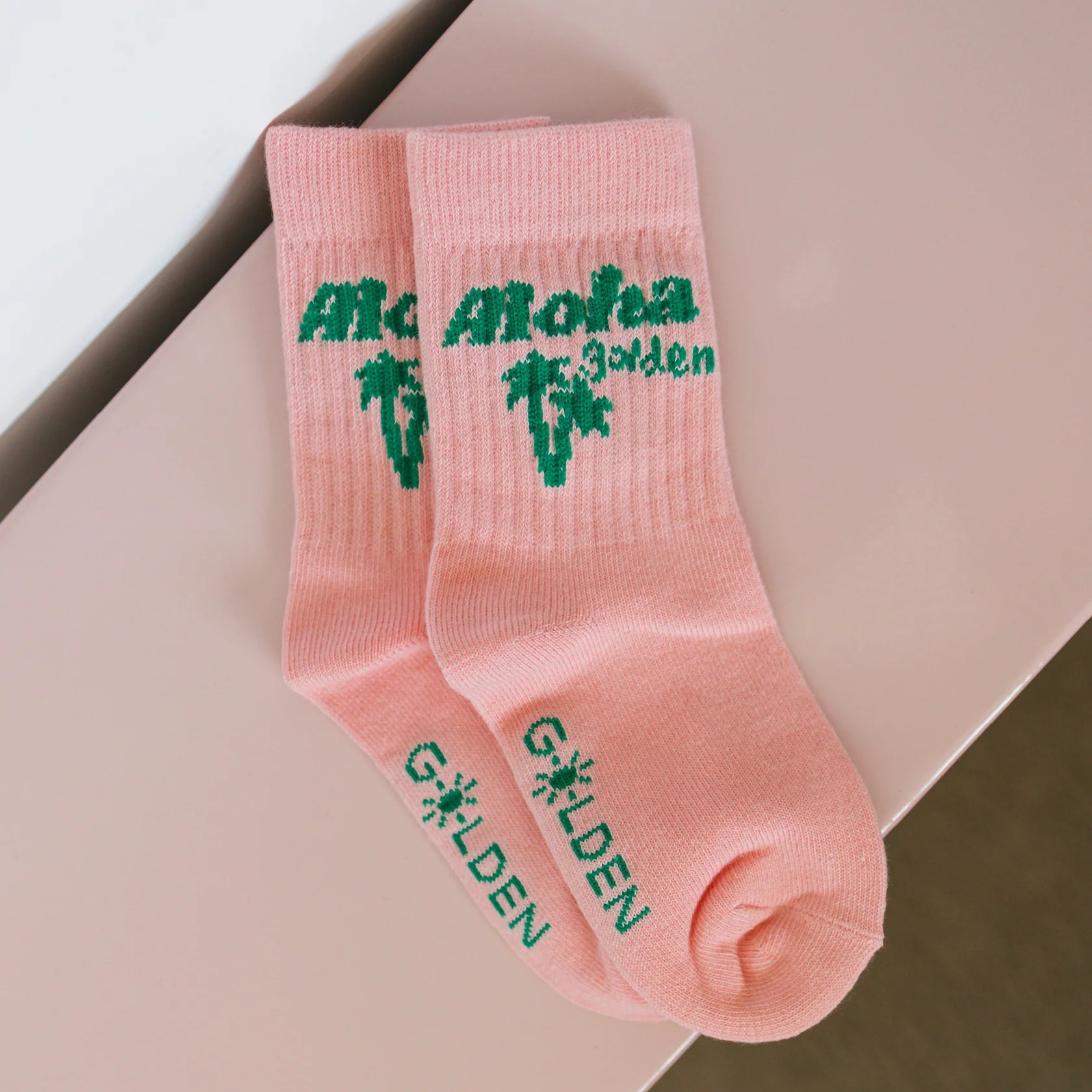 Golden Children - Aloha Socks Pink Parfait