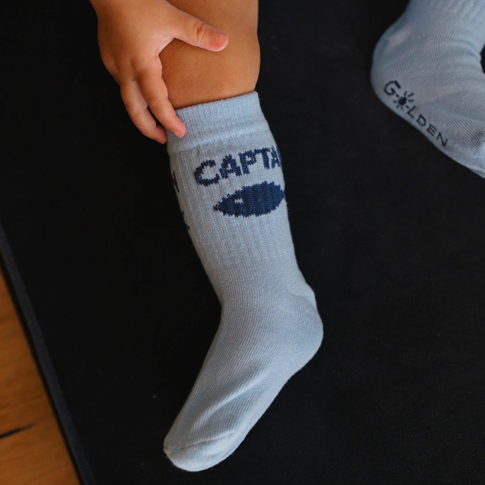 Golden Children - Captain Socks Sea Blue