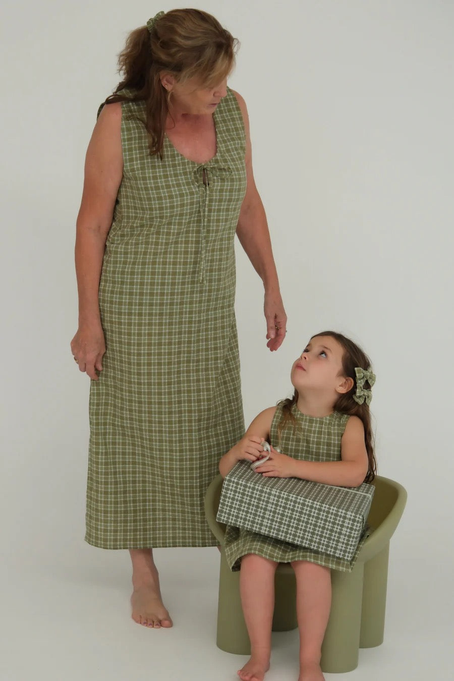 Ziggy Lou - Women's Maya Dress Thyme