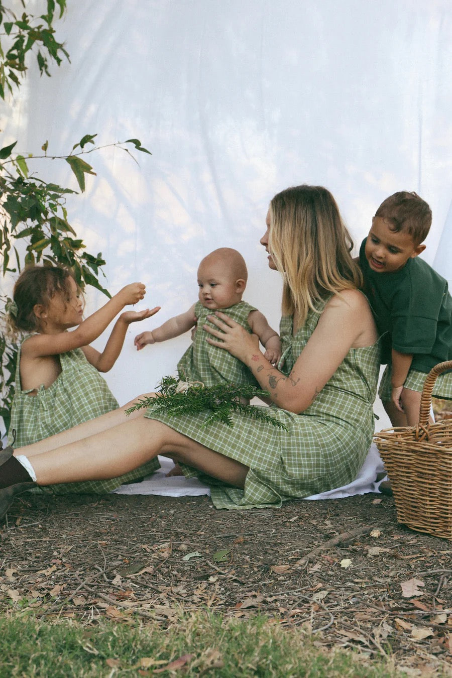 Ziggy Lou - Women's Maya Dress Thyme