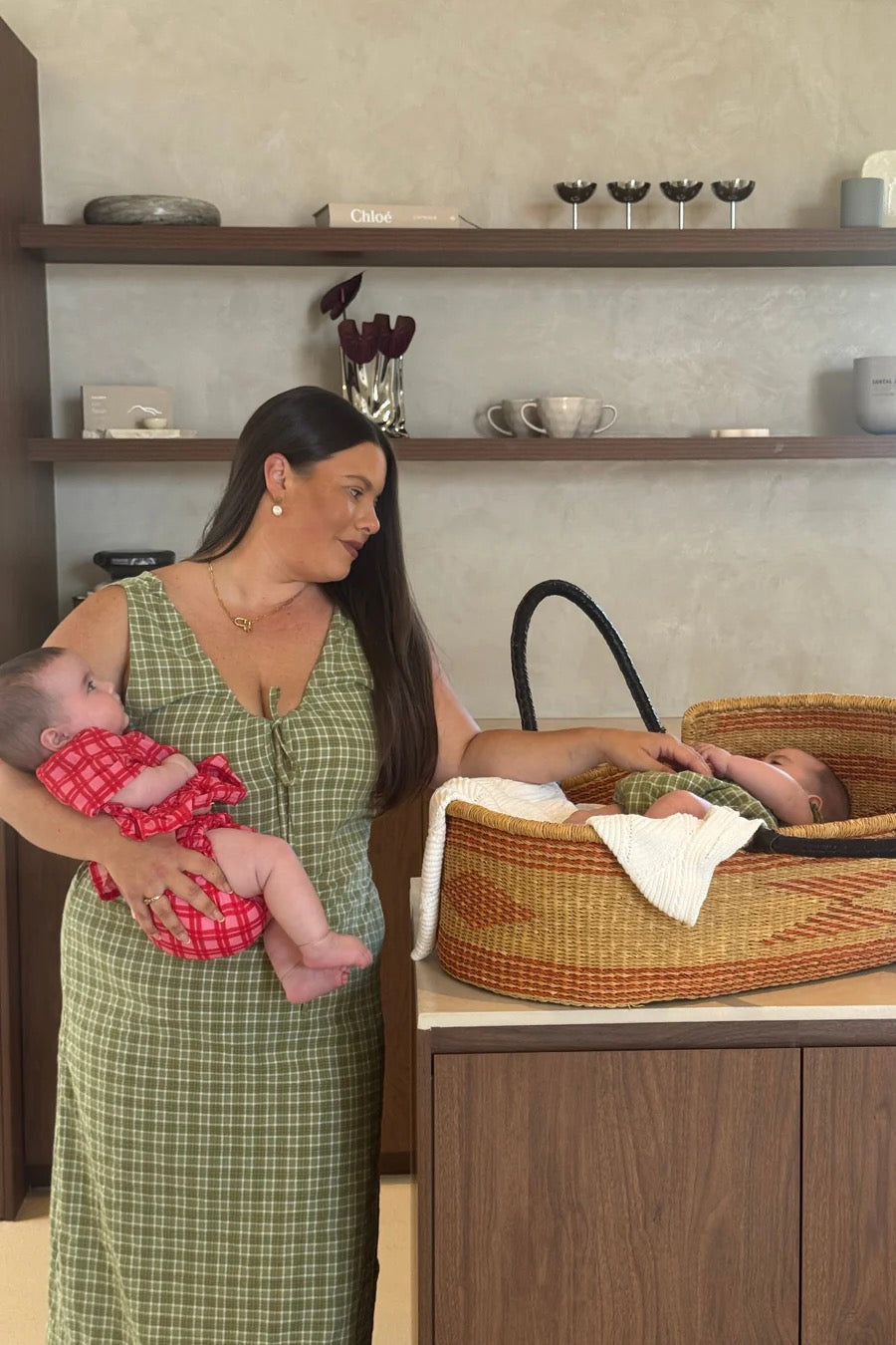 Ziggy Lou - Women's Maya Dress Thyme