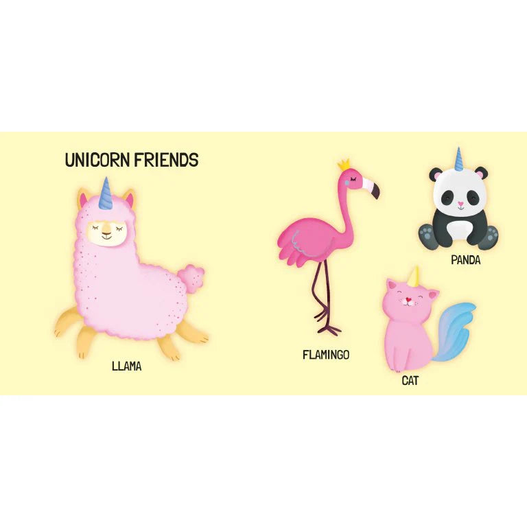 Sassi - 3D Puzzle and Book Set Unicorns