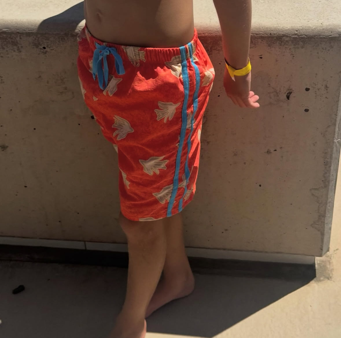 By Billie - Boardies Red/Stripe