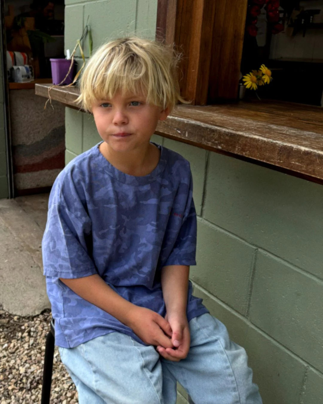 Ziggy Zaza - Troop Camo Tee Blue