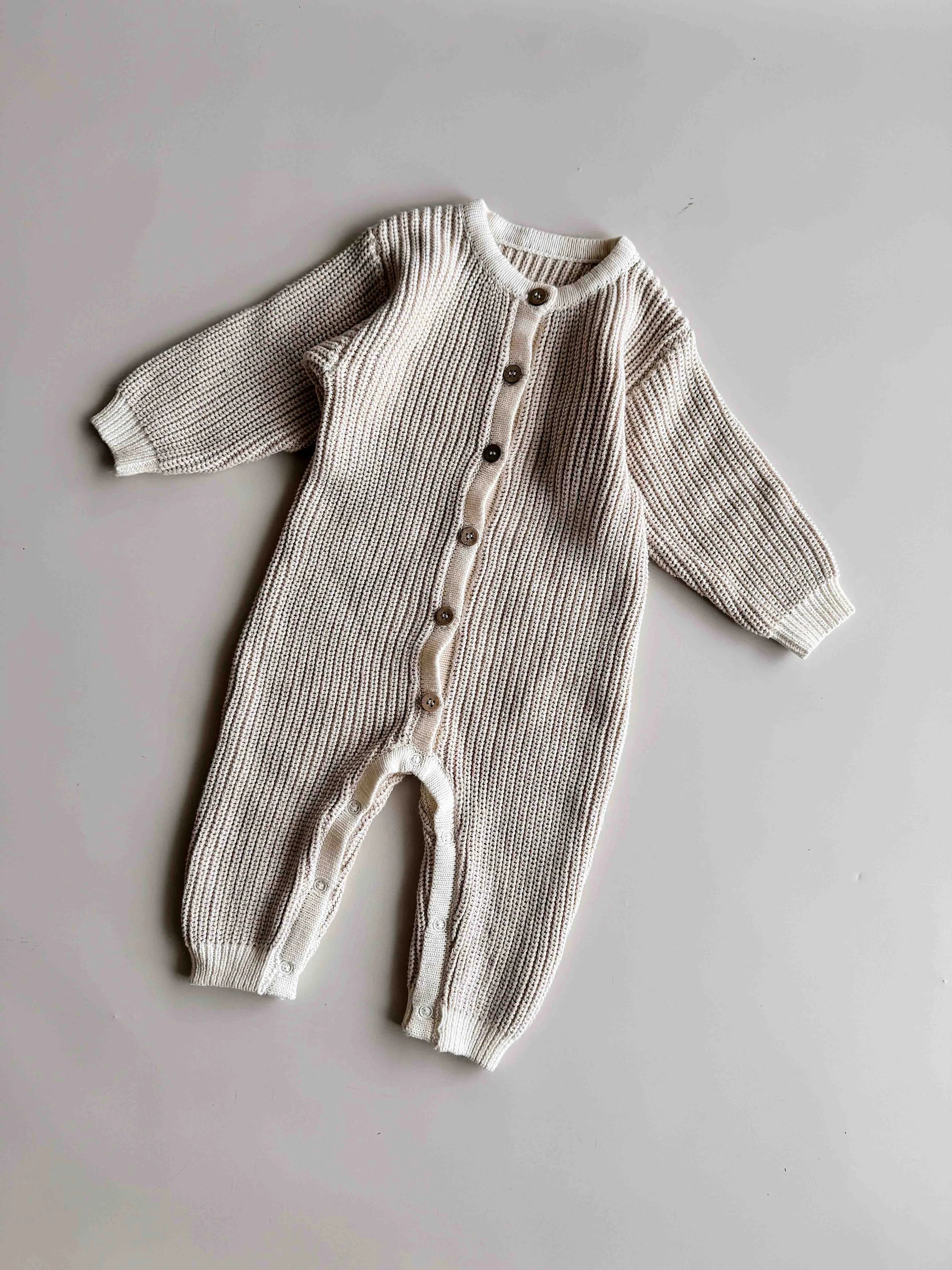 Freckles the Label - Chunky Full Romper Oat