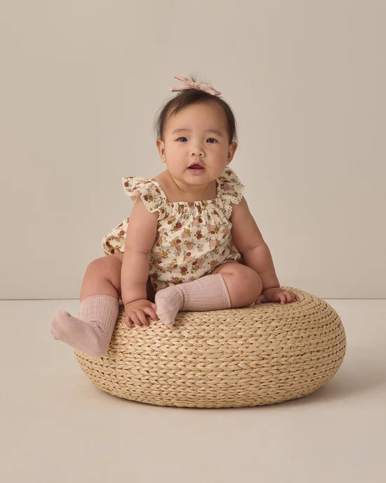 Quincy Mae - Sock Set Blush/Poppy