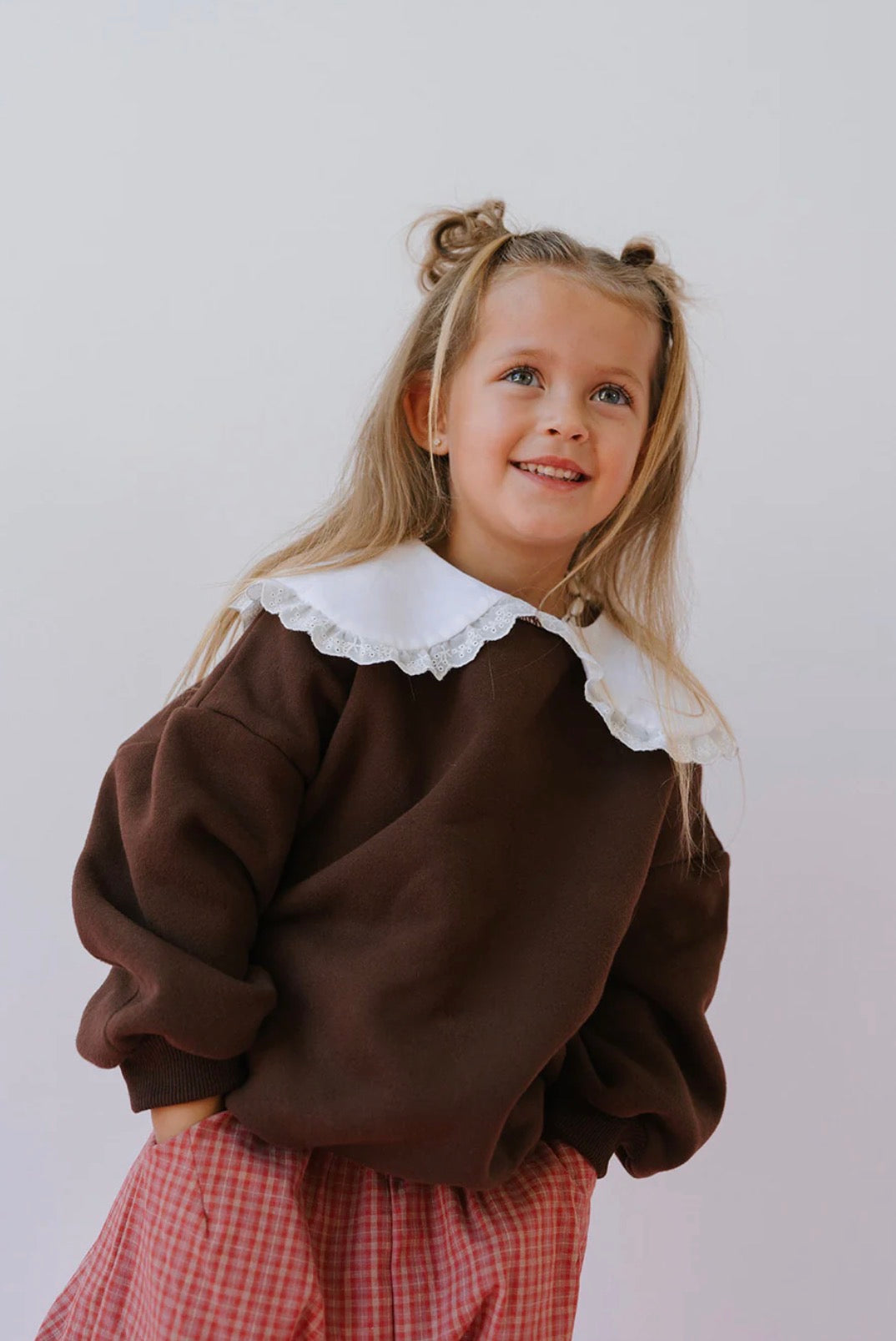 Lenn Label - Girlie Pullover Chocolate