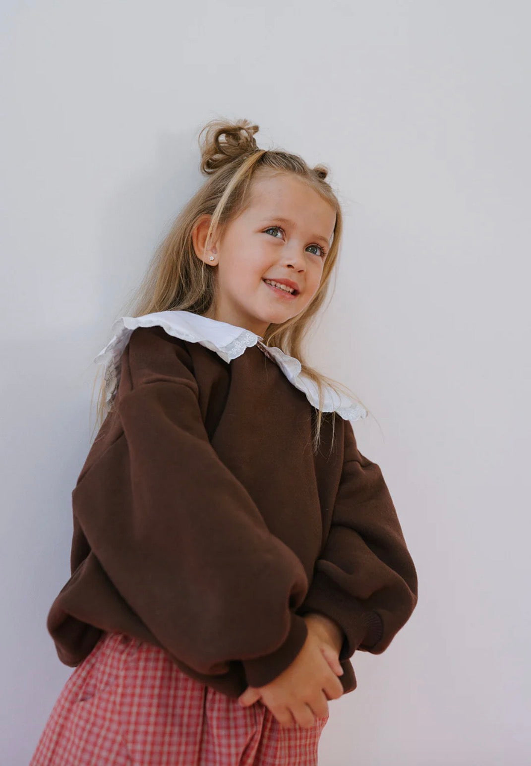 Lenn Label - Girlie Pullover Chocolate - Size 5