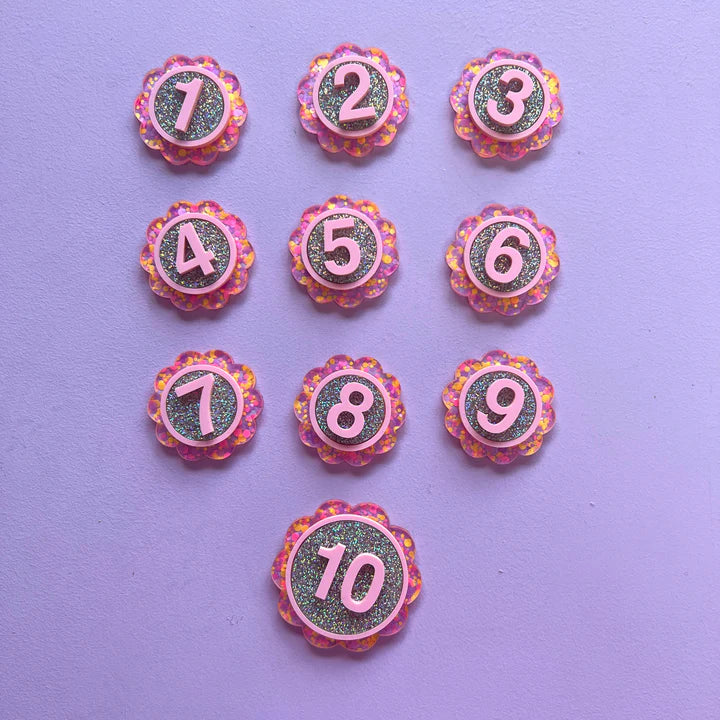 Hello Kit Co - Glitter Birthday Badge