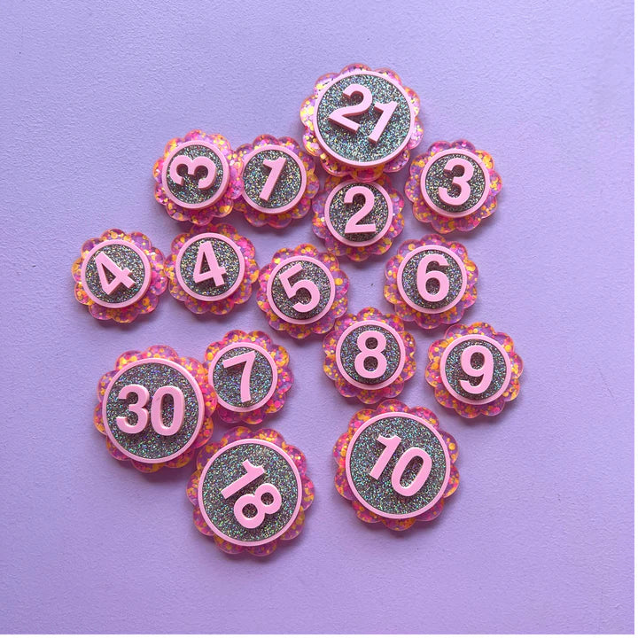 Hello Kit Co - Glitter Birthday Badge