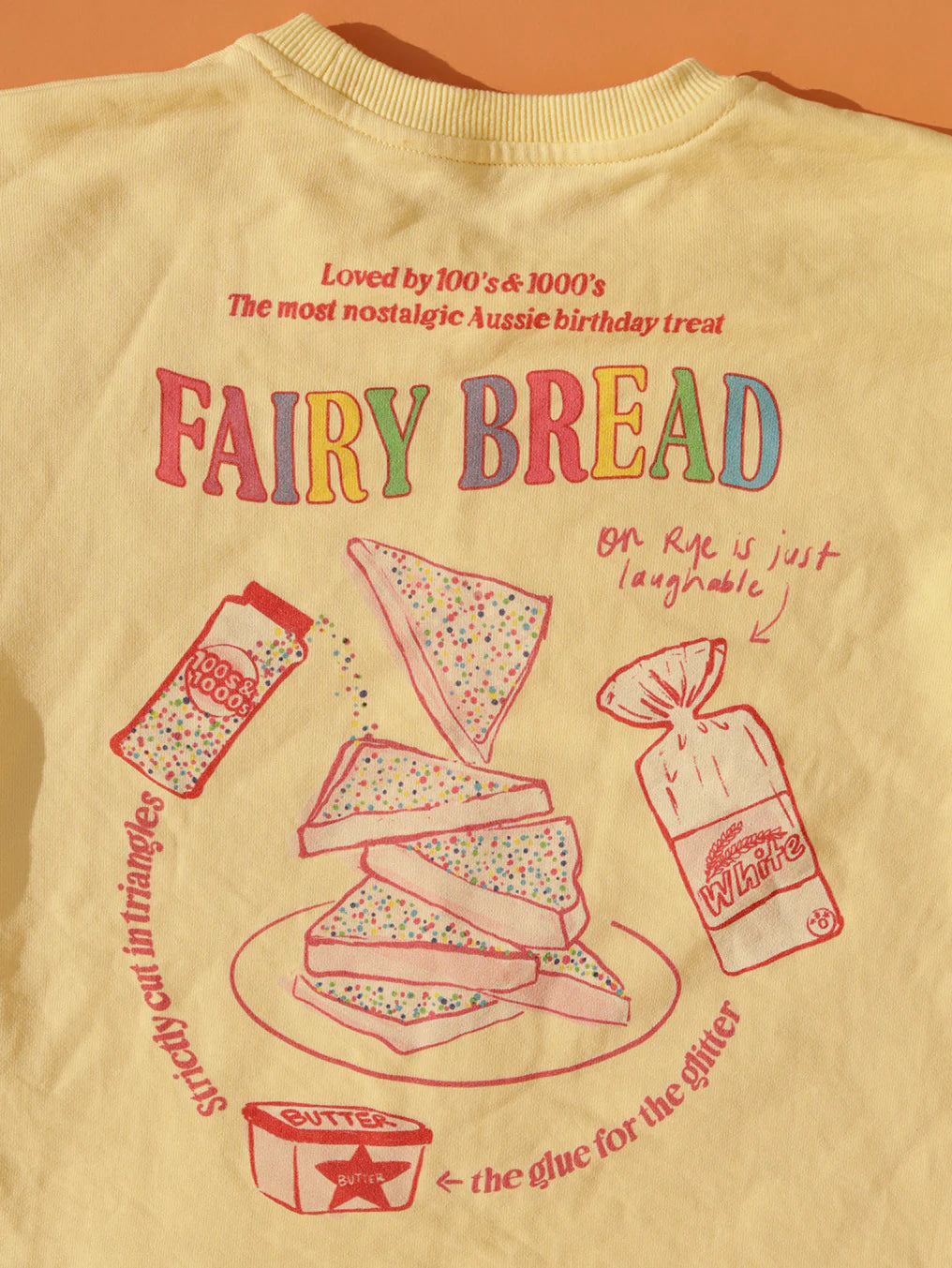 Small Swim Club - Fairy Bread On Butter Pullover