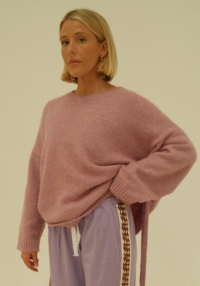 By Billie - Isabel Tie Side Knit - Lilac
