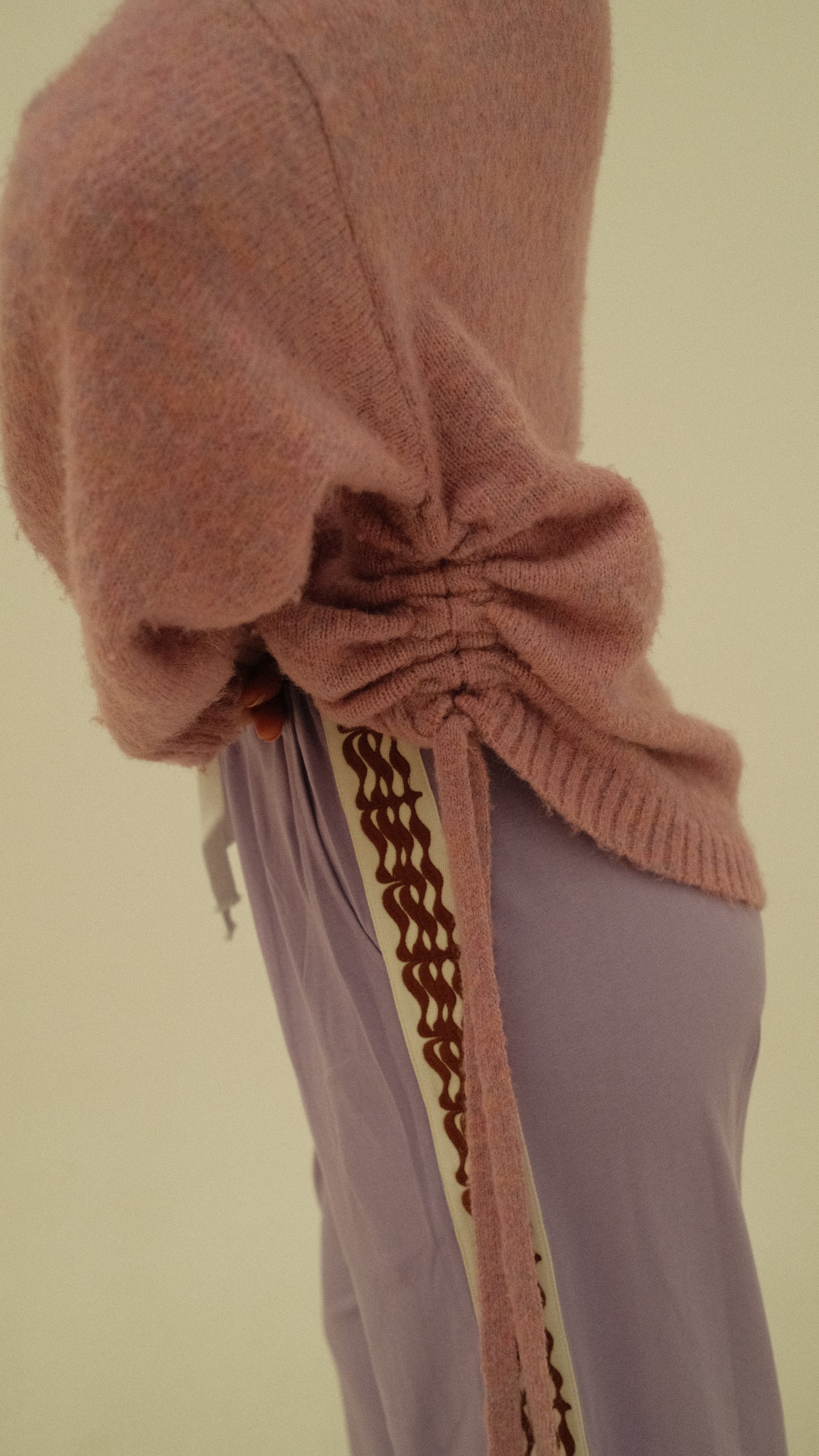 By Billie - Isabel Tie Side Knit - Lilac