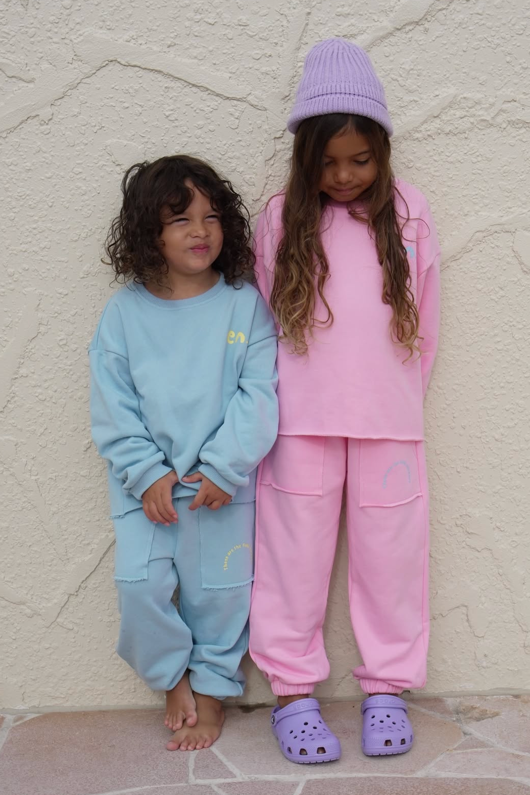 En The Label - 'Be a Good Person' Track Pants Pink