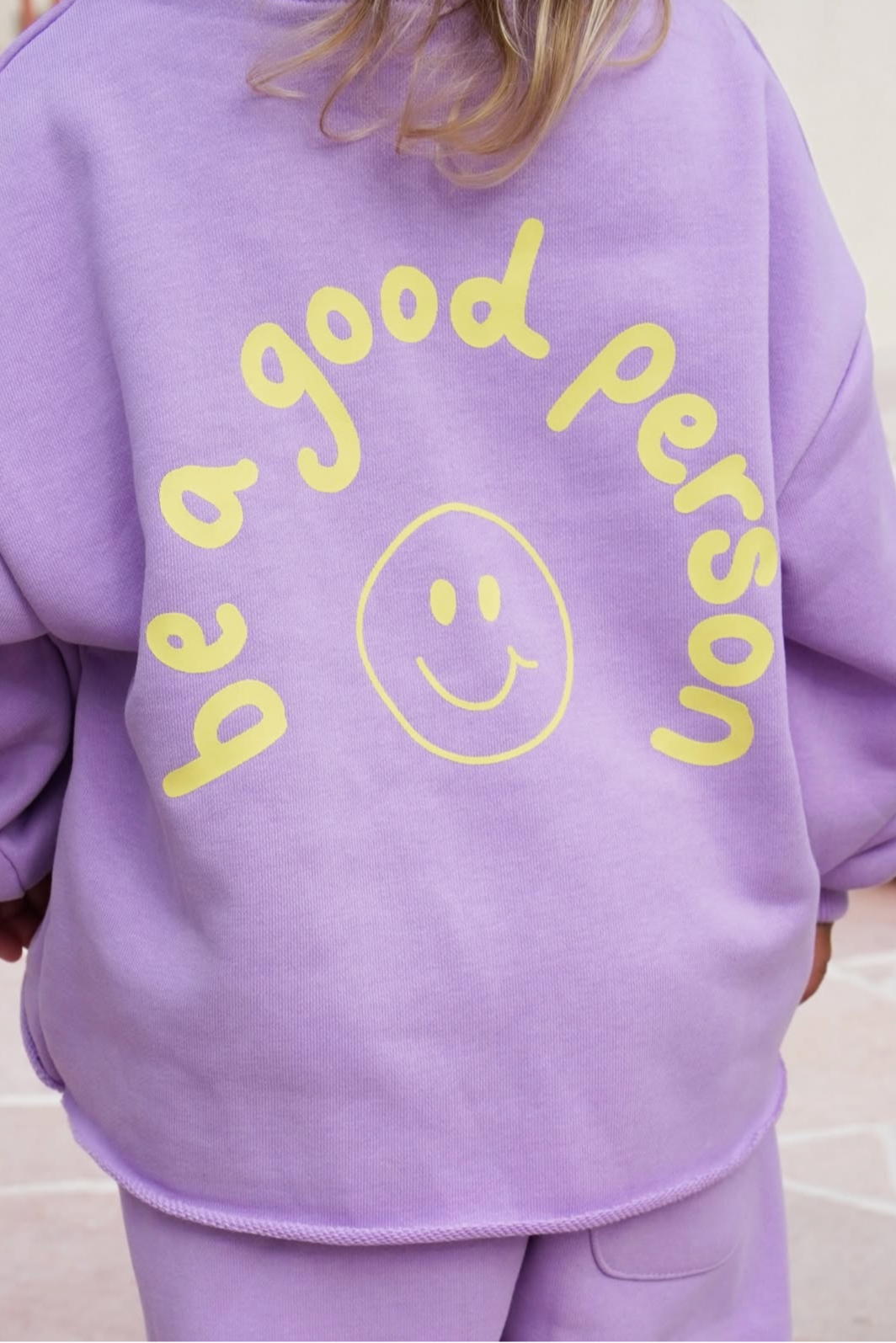 En The Label - 'Be a Good Person' Track Top Purple