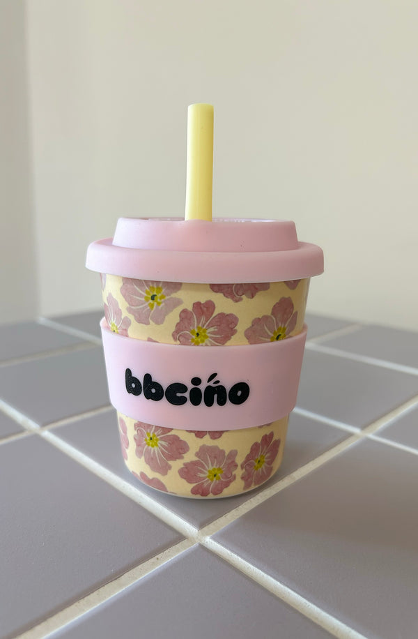 Reusable BambinoCino Cup 240ml Poppy