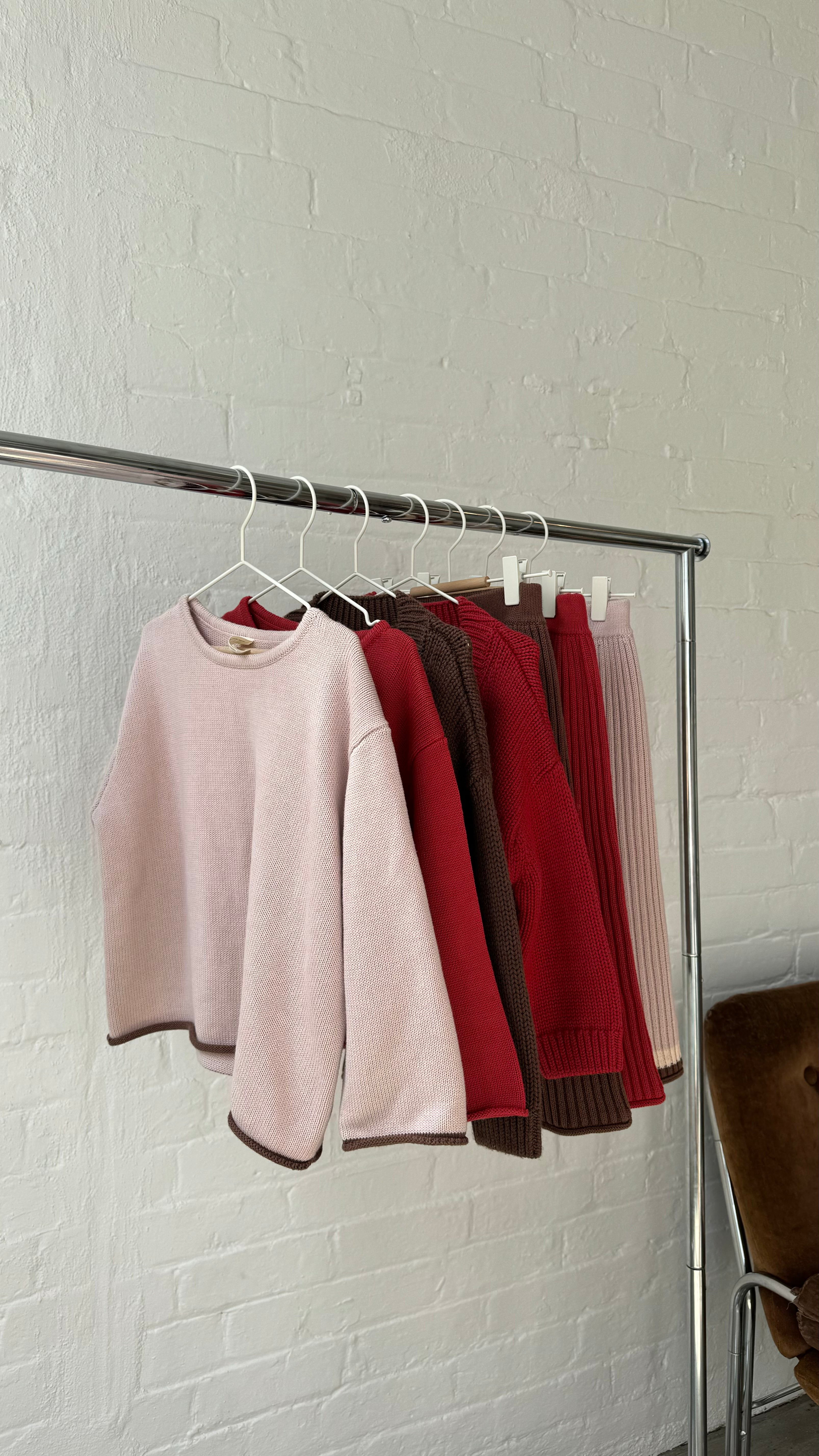 Illoura the Label - Essential Knit Jumper Dusty Pink - Size 7