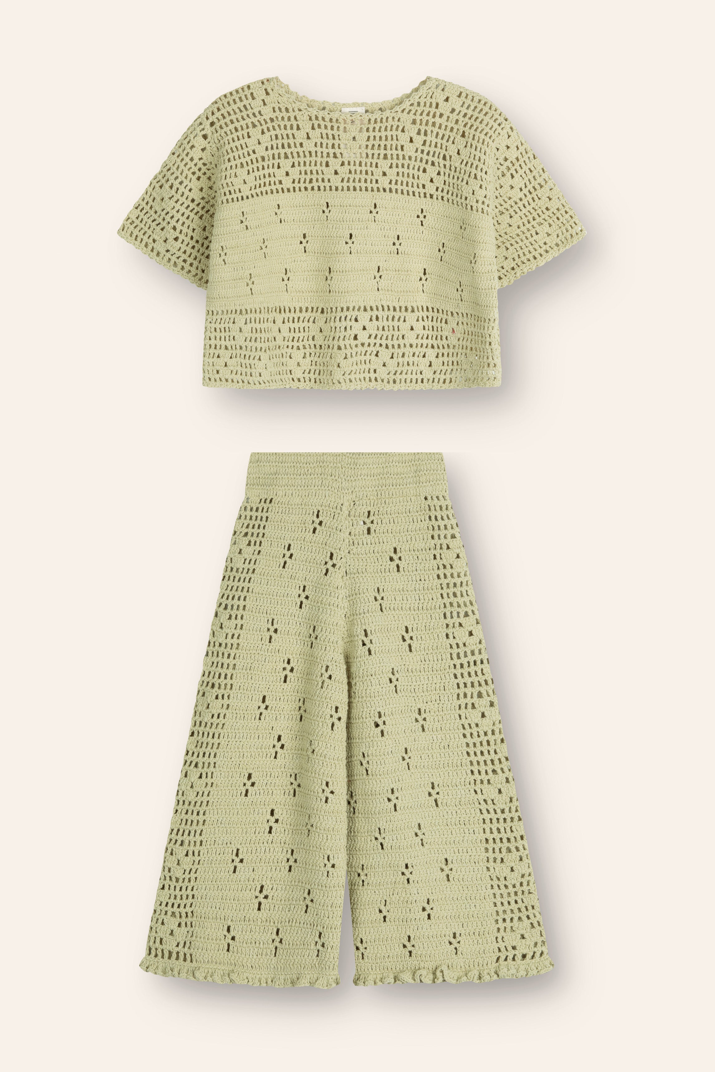 Illoura the Label - Filet Crochet Set Moss - Size 1