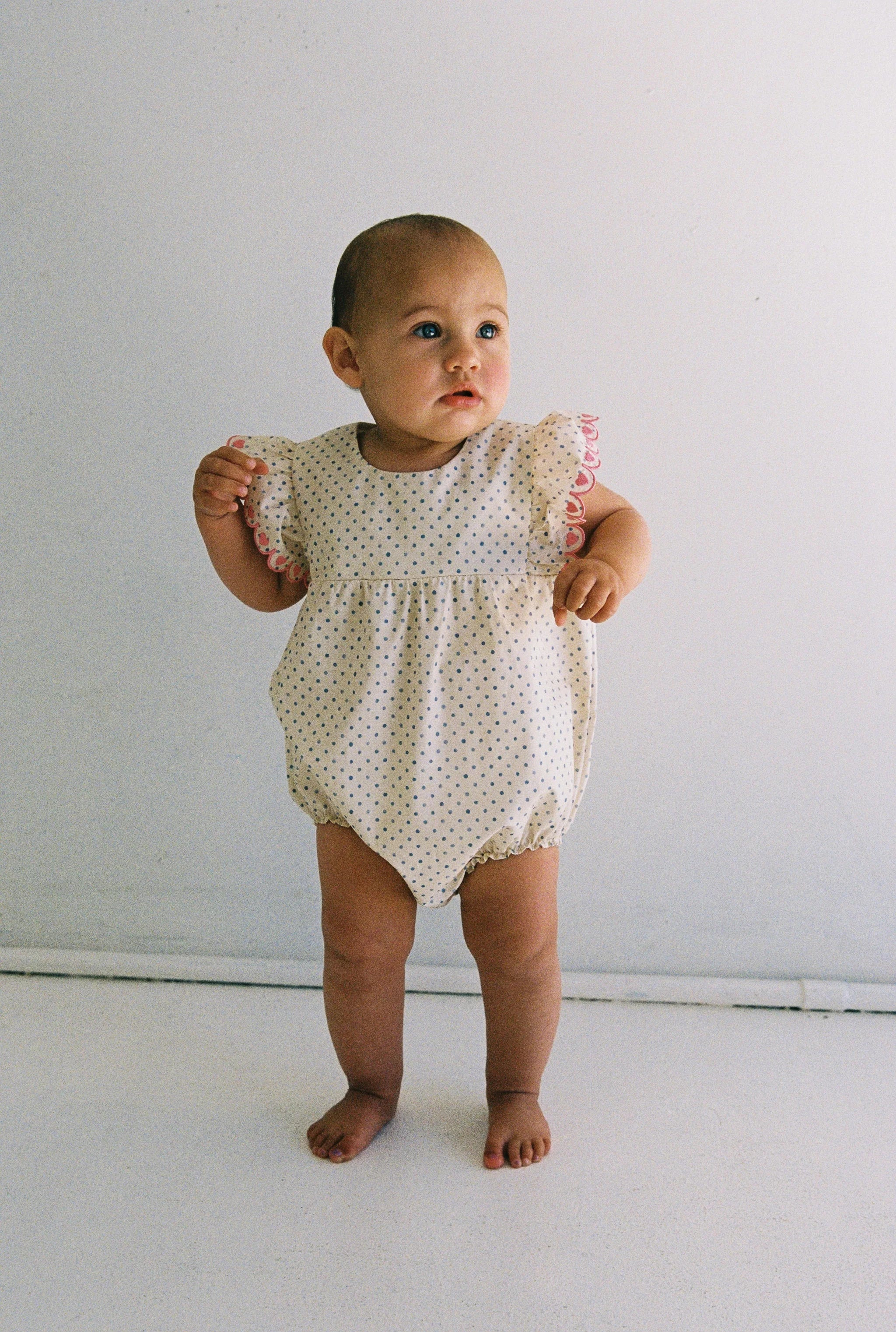 JUNI JNR - Alba Romper Polka Dot