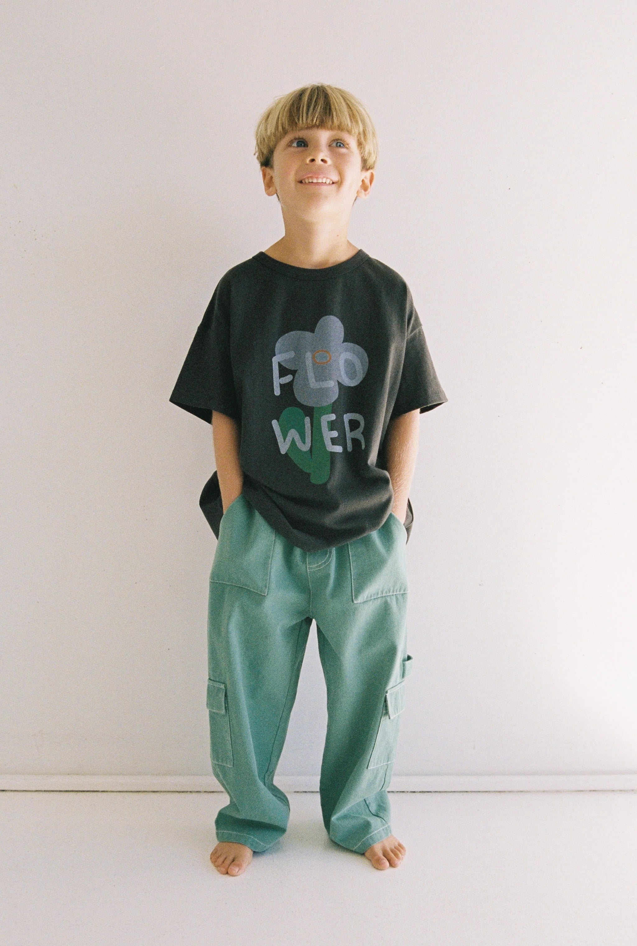 JUNI JNR - Scottie Pant Green