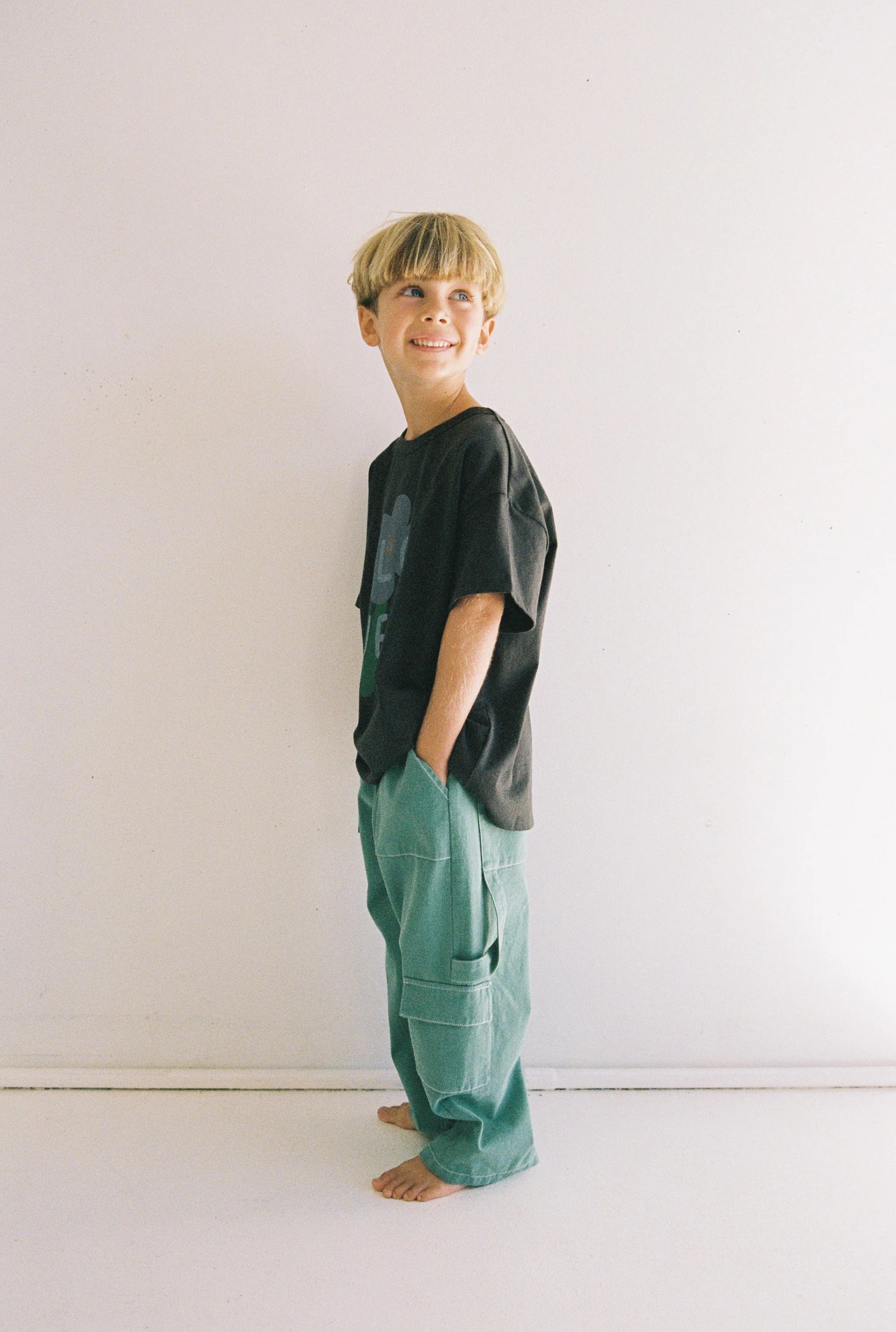 JUNI JNR - Scottie Pant Green