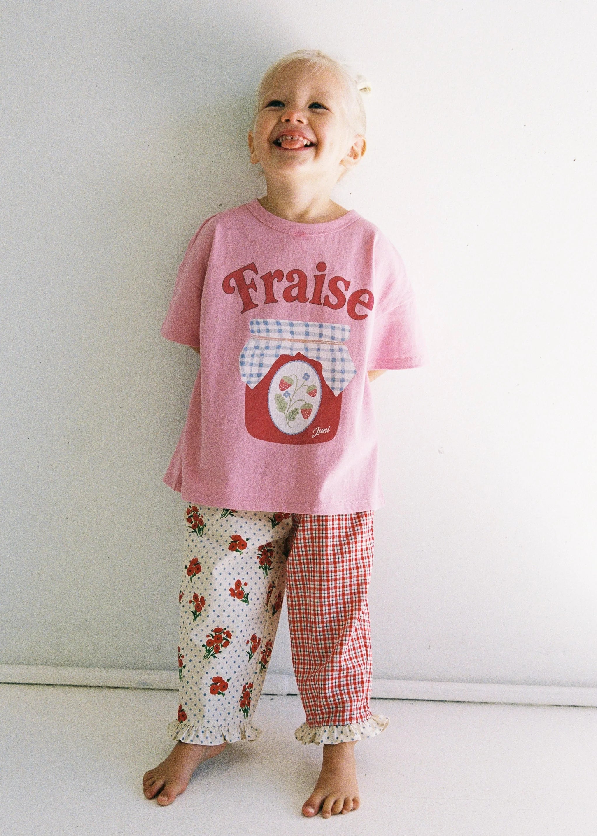 JUNI JNR - Cleo Pant Poppies