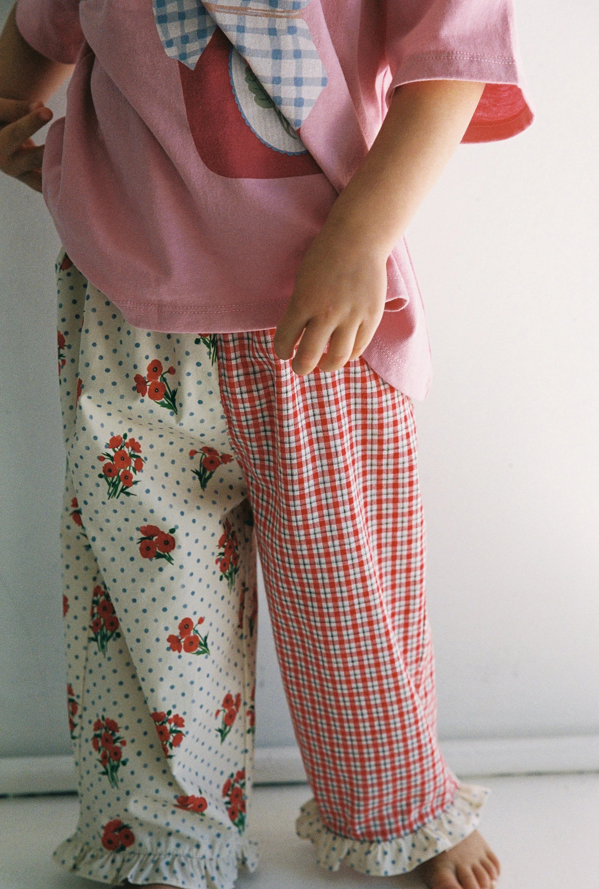 JUNI JNR - Cleo Pant Poppies