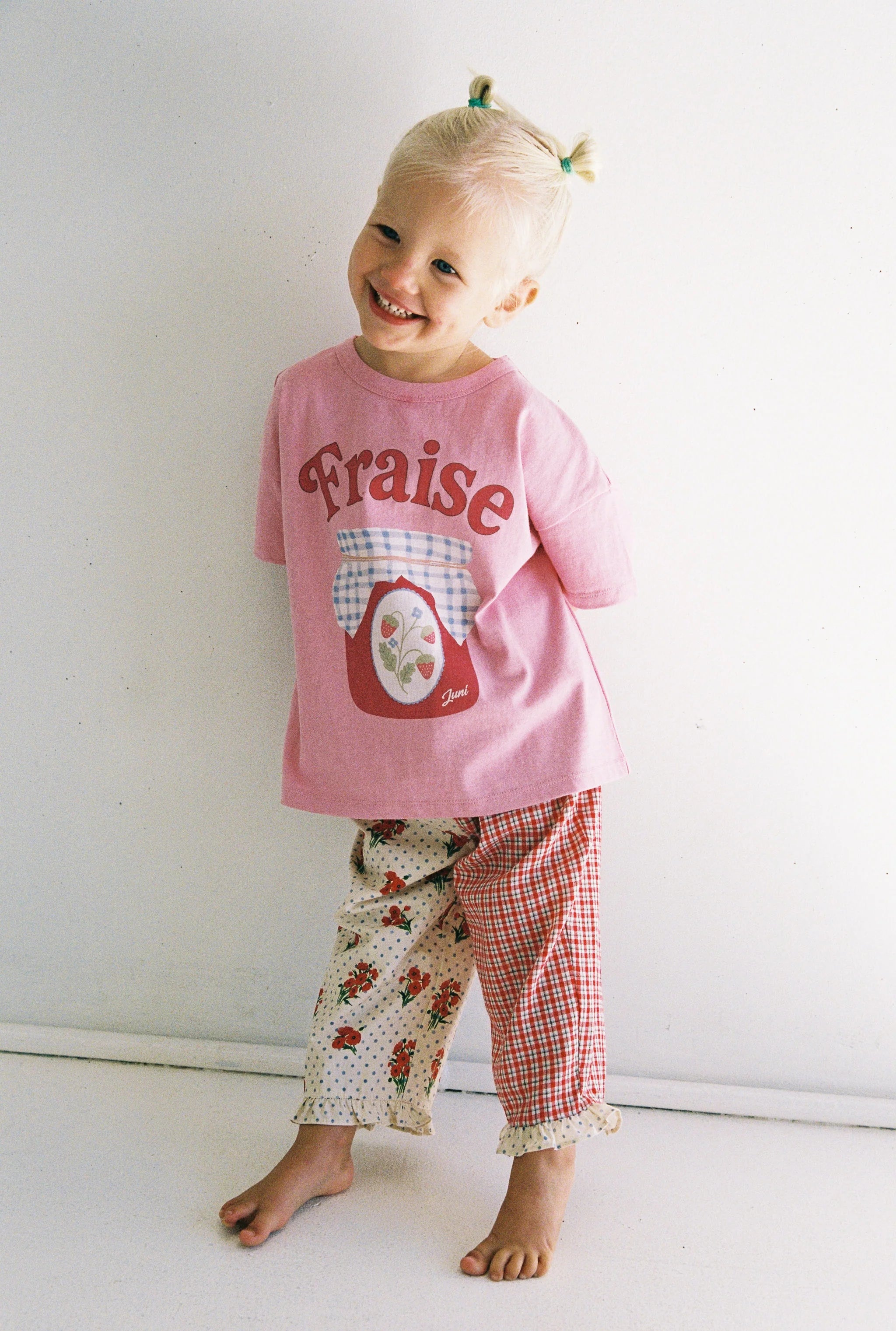 JUNI JNR - Cleo Pant Poppies