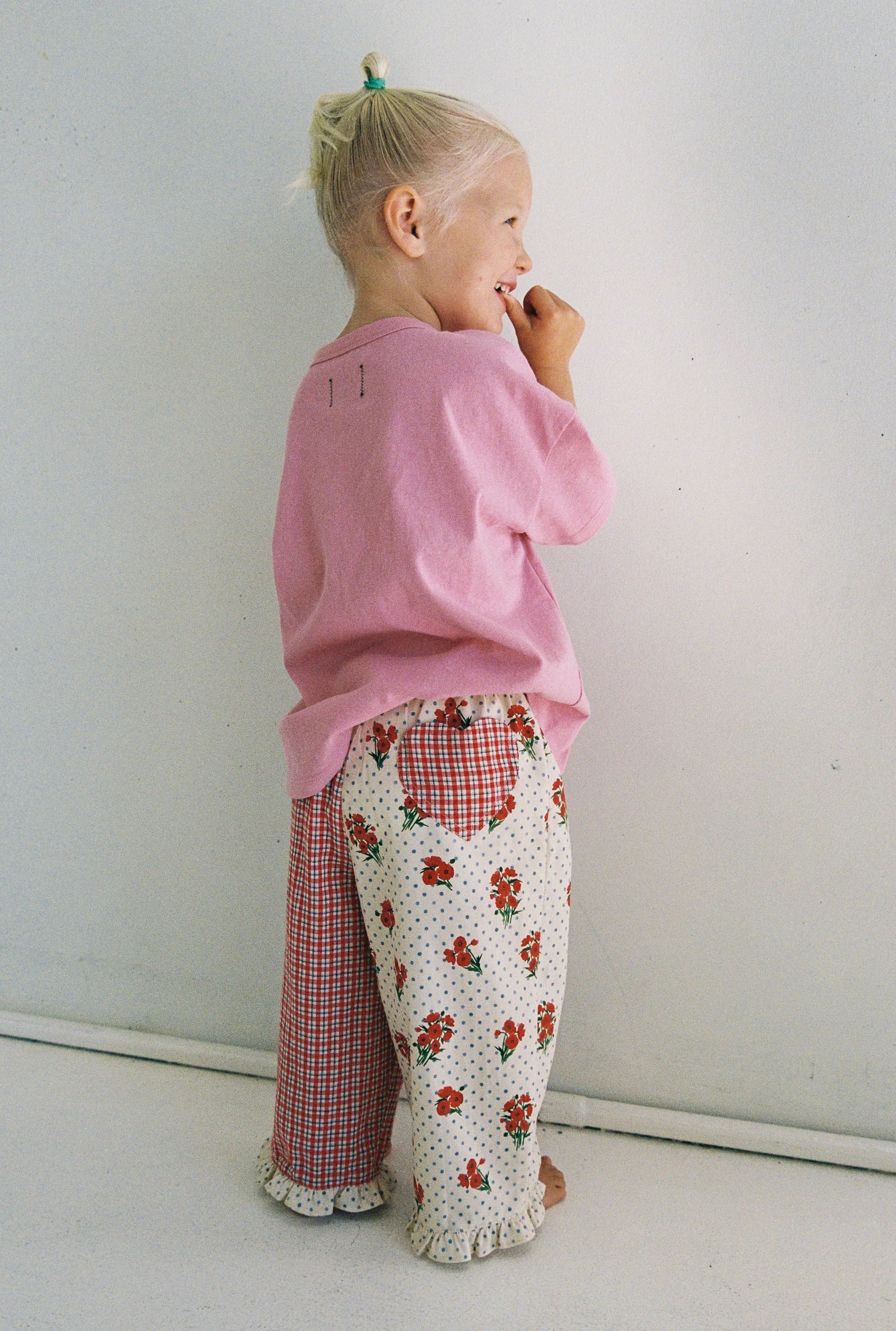 JUNI JNR - Cleo Pant Poppies