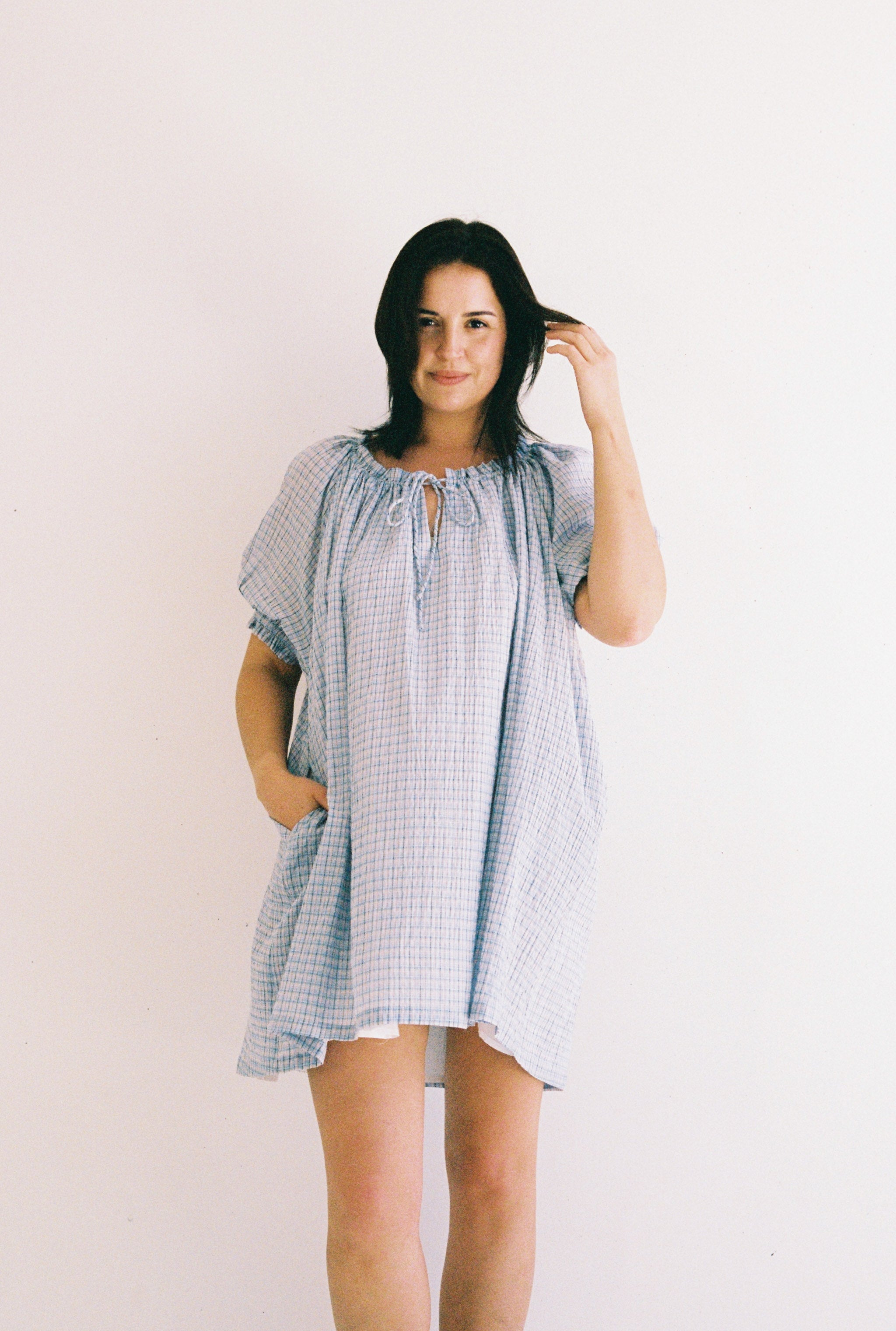 Jasmine Mini Dress Check