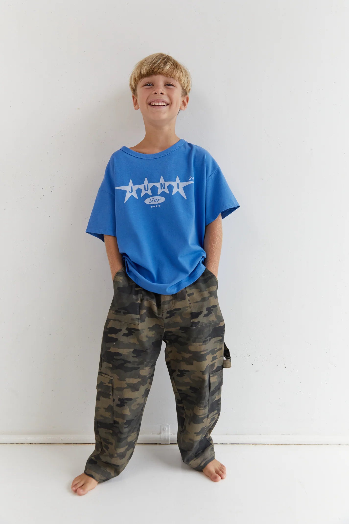 JUNI JNR - JNR Star Tee Azure