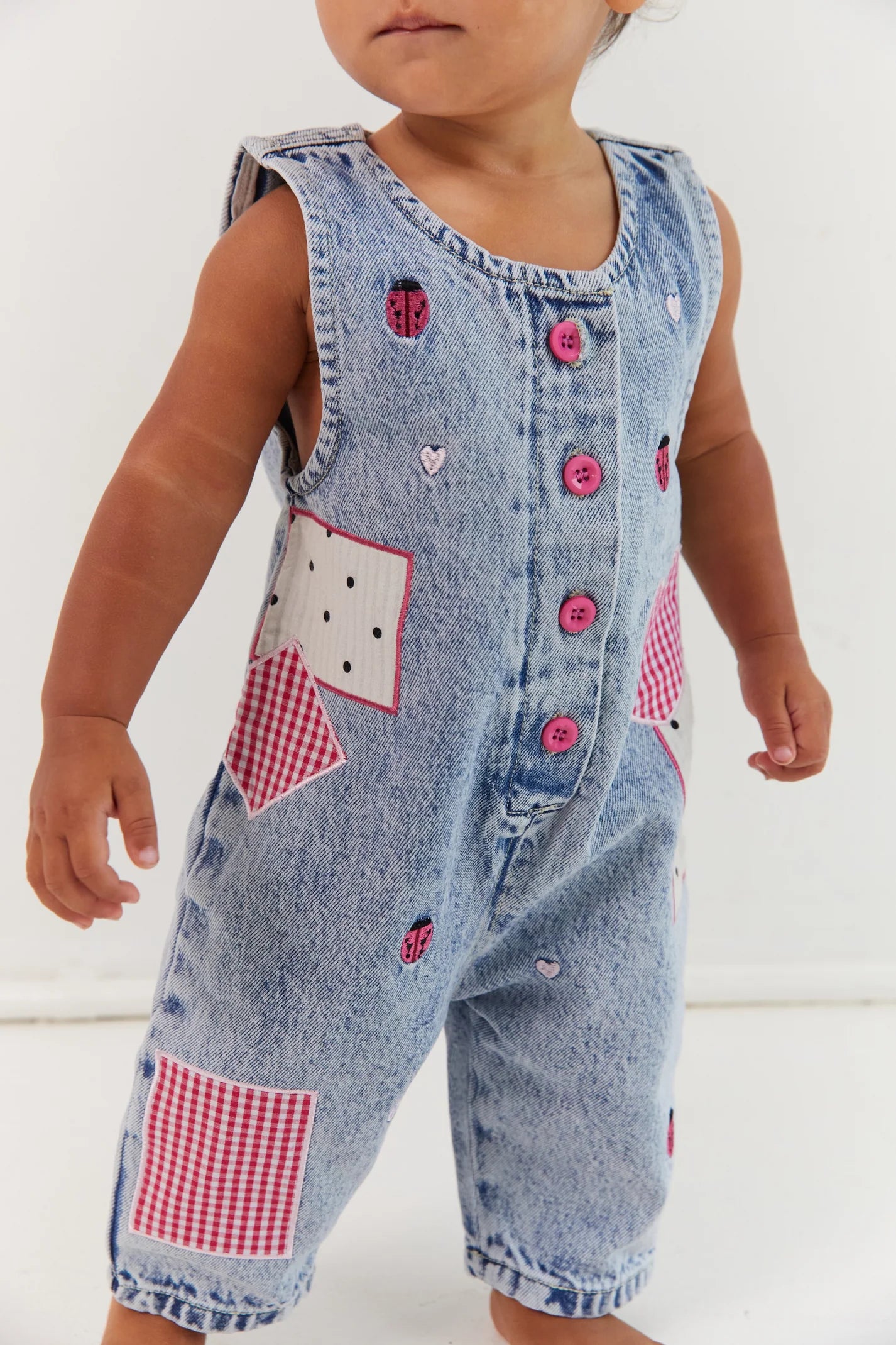 JUNI JNR - Charlie Overalls Lovebug