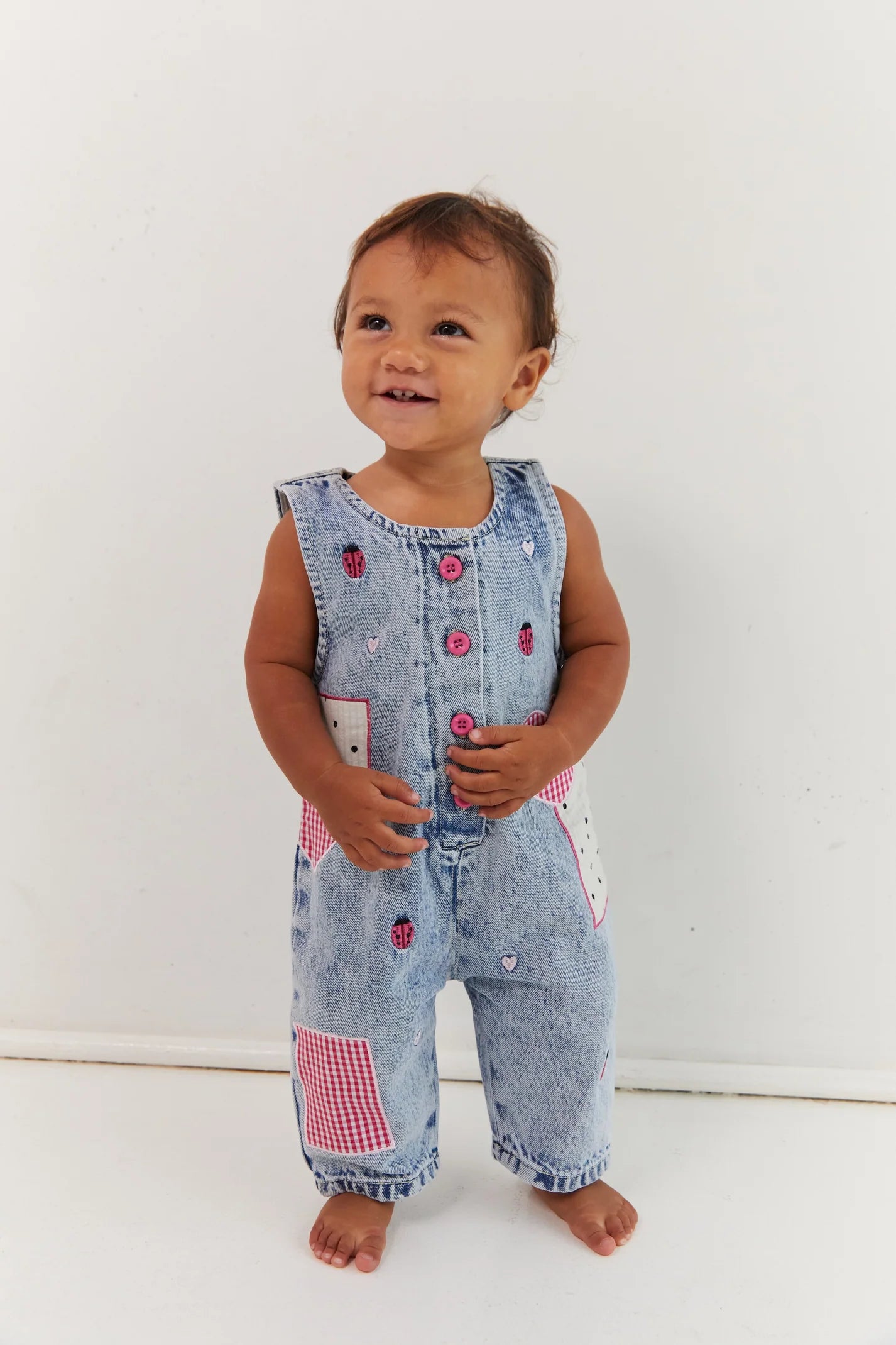 JUNI JNR - Charlie Overalls Lovebug