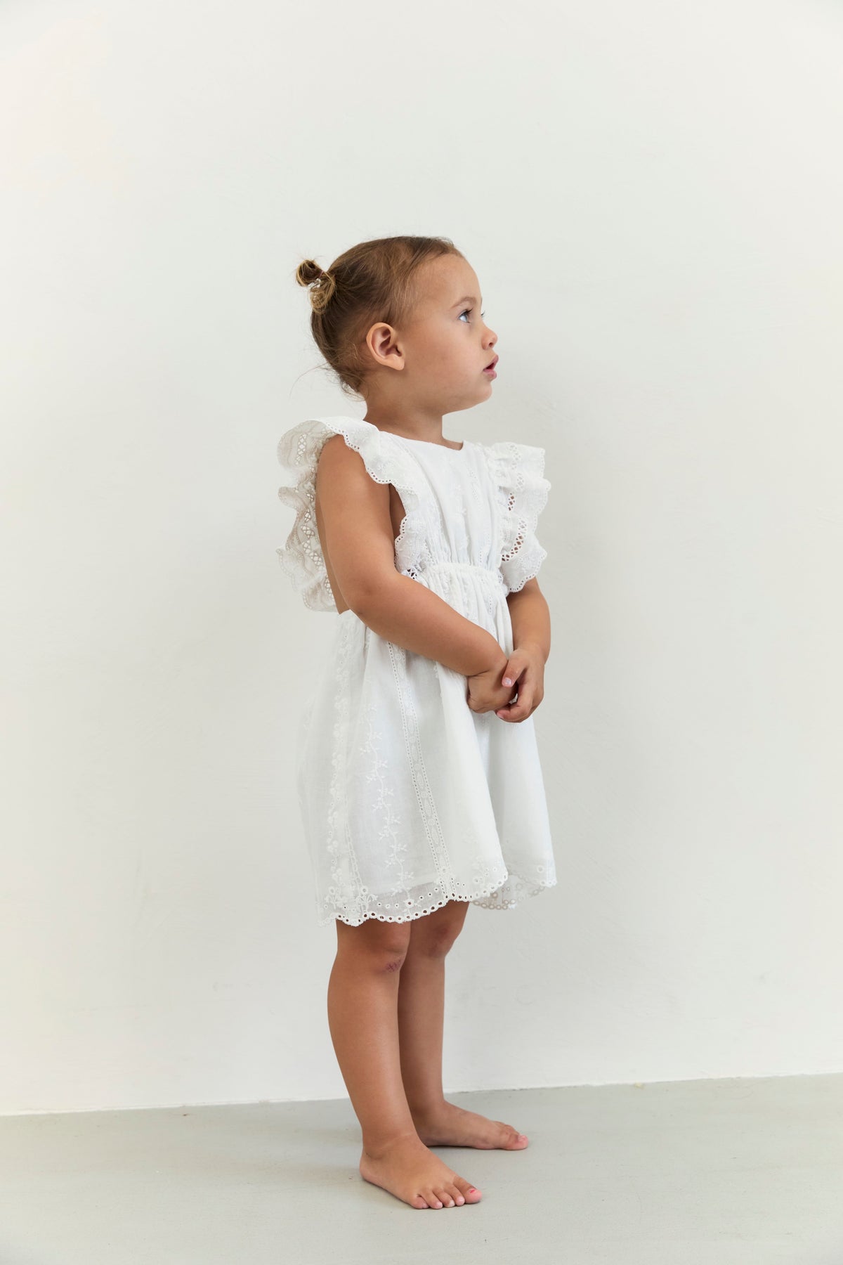 Juni JNR Rumi Dress Blanc