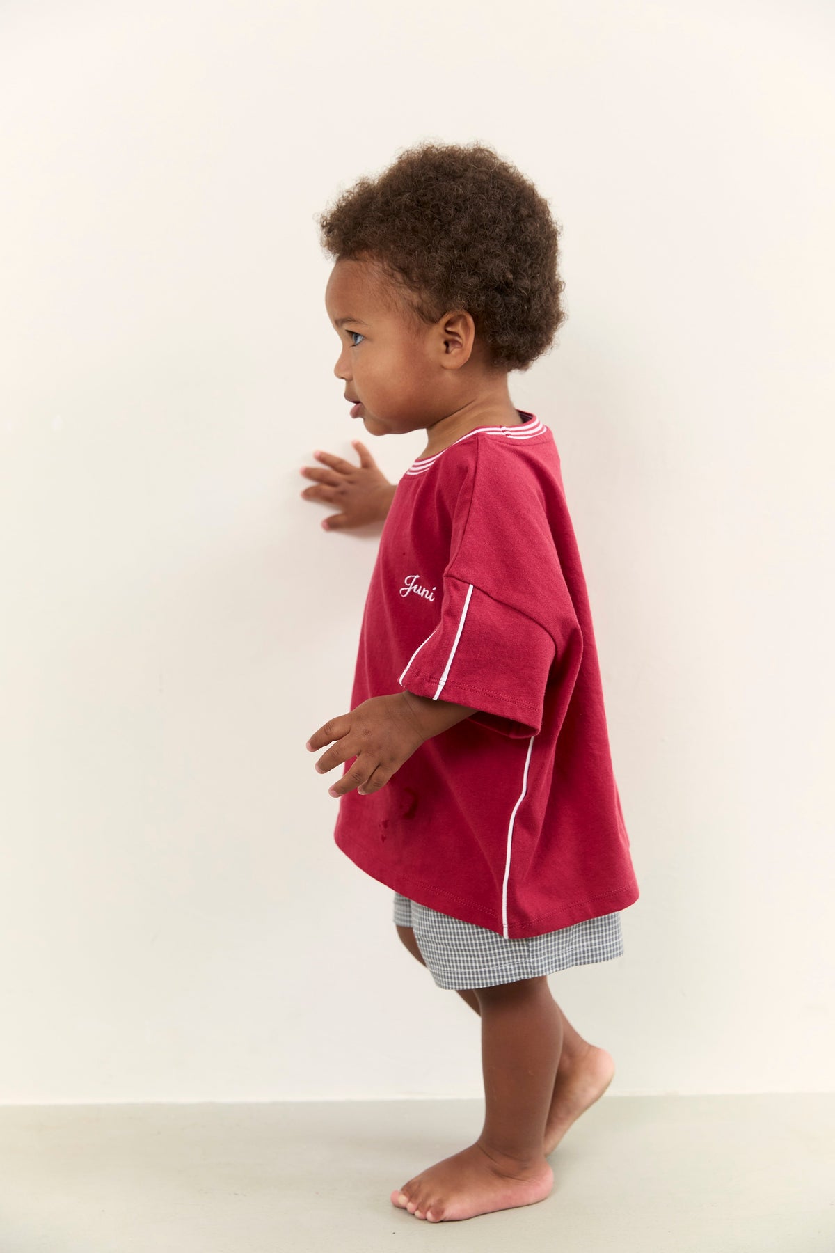 Juni JNR Austin Tee Red