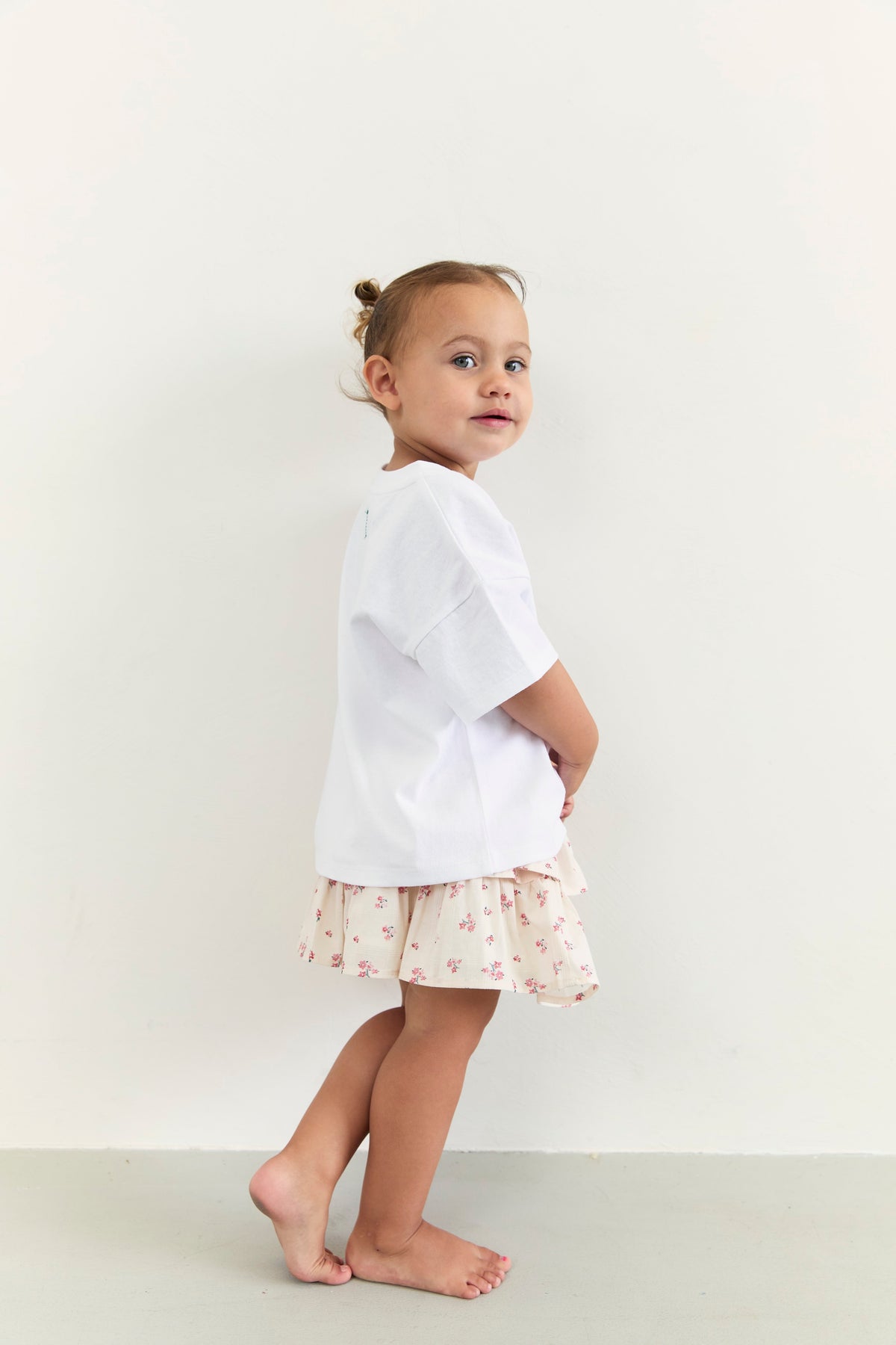 Juni JNR Summer House Tee White
