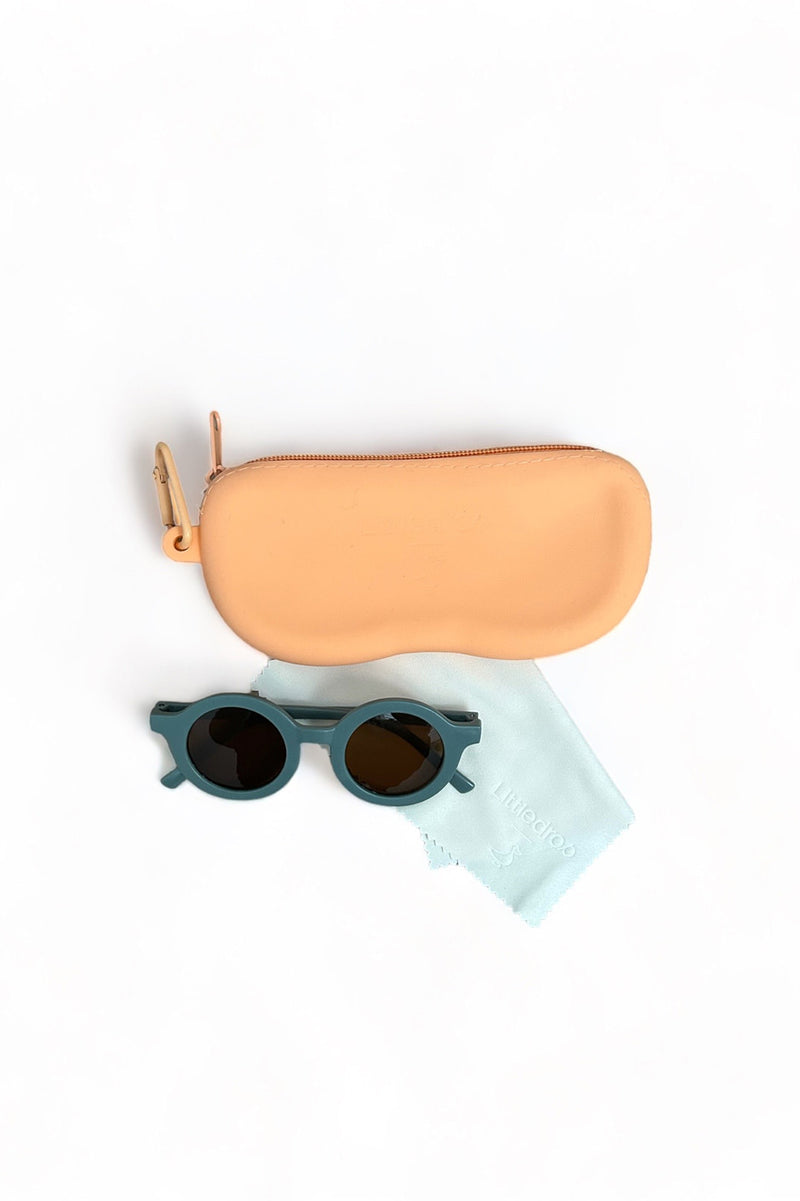 Sage shades with cleaning cloth and case