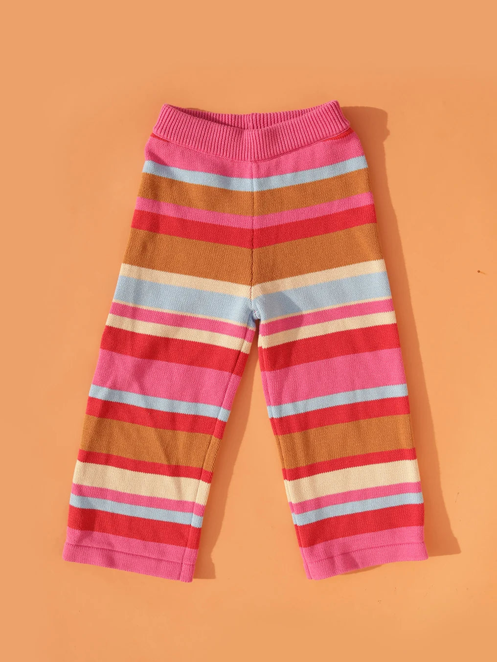Small Swim Club - Coral Stripe Pants