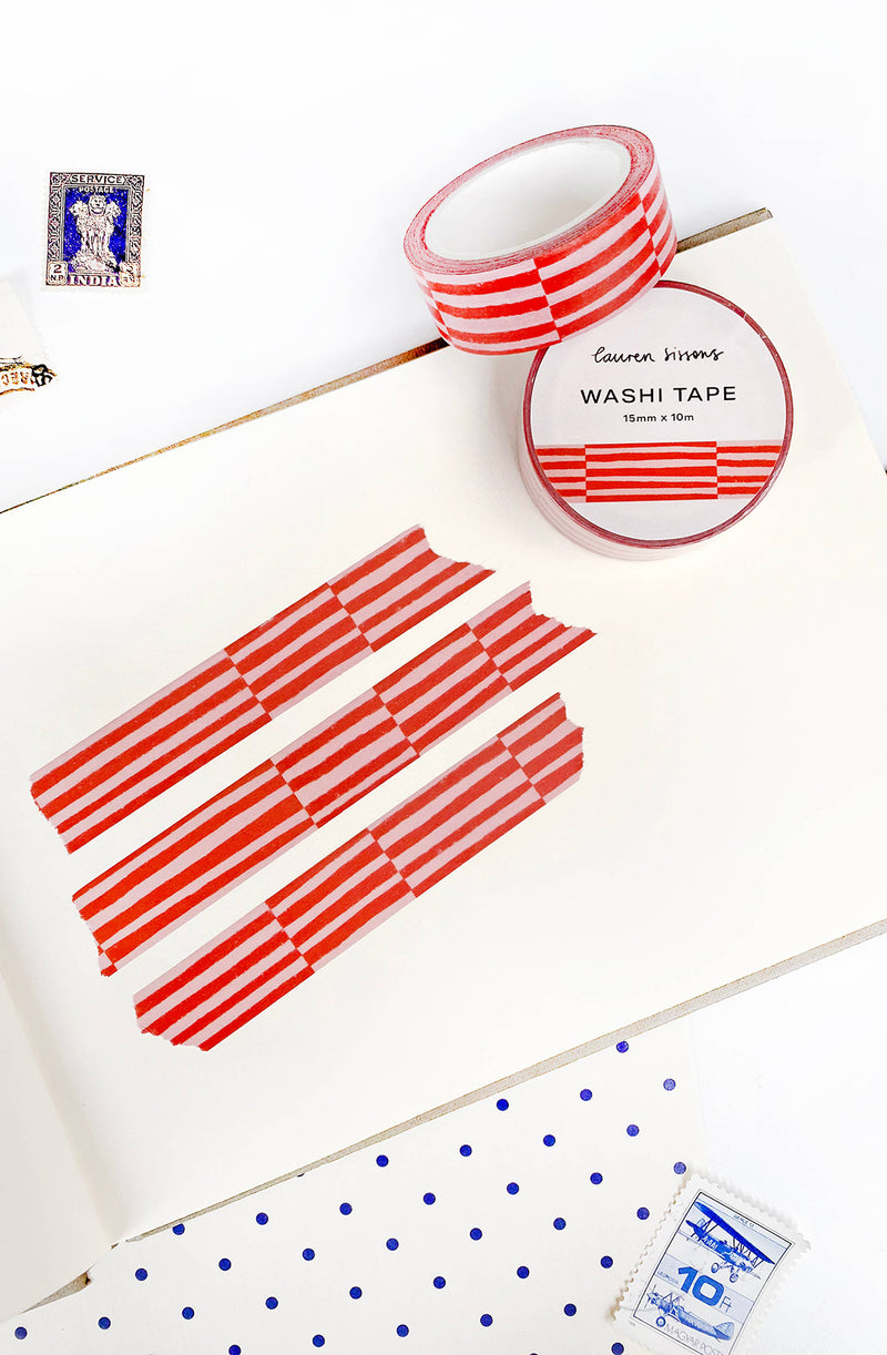 Illustrated Washi Tape Stripe