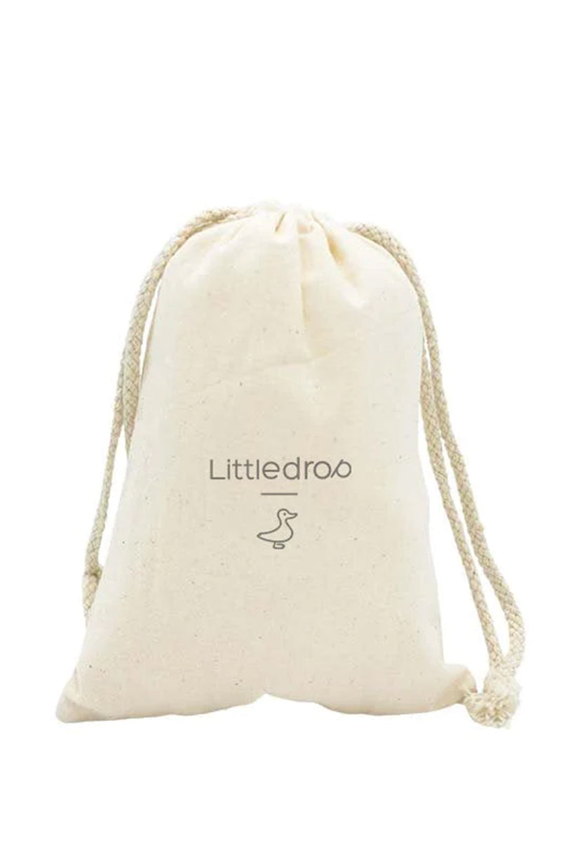 Little drop calico pouch packaging on white background
